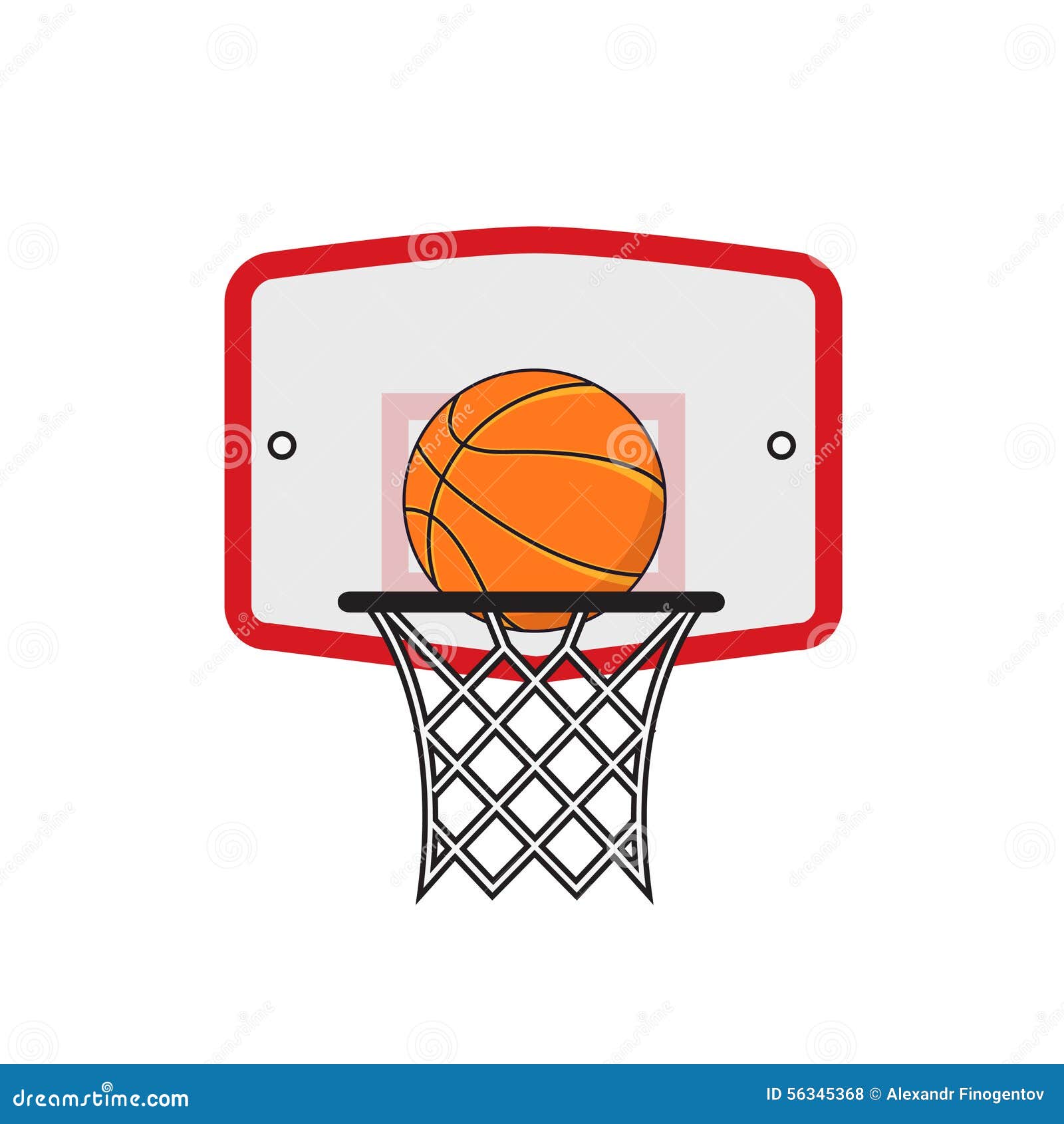 Basketball Hoop Cartoons, Illustrations & Vector Stock Images 143806