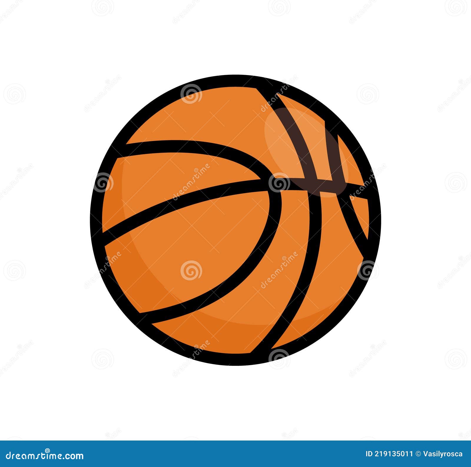 Illustration Vectorielle Panier De Basket-ball Panier De Basket