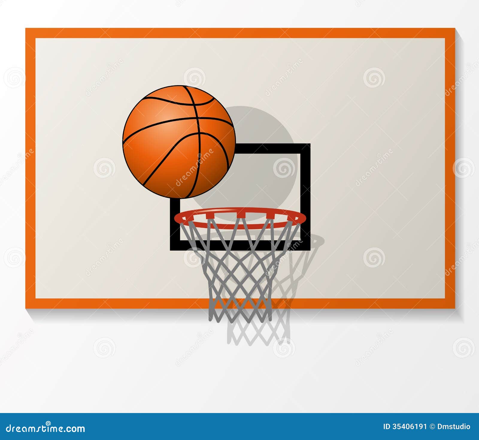Vector basketball items stock vector. Illustration of hoop 35406191
