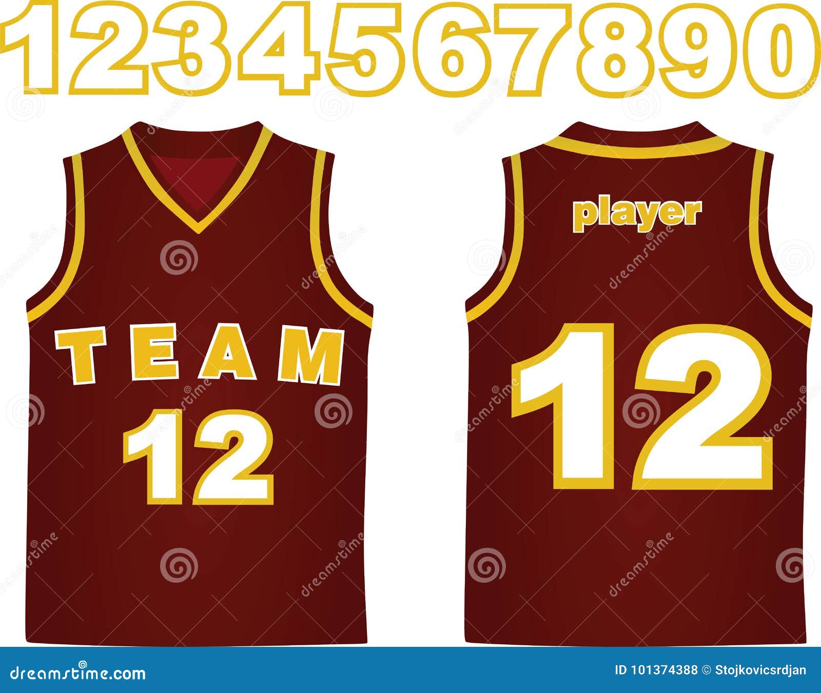 Coloring book basketball jersey Royalty Free Vector Image