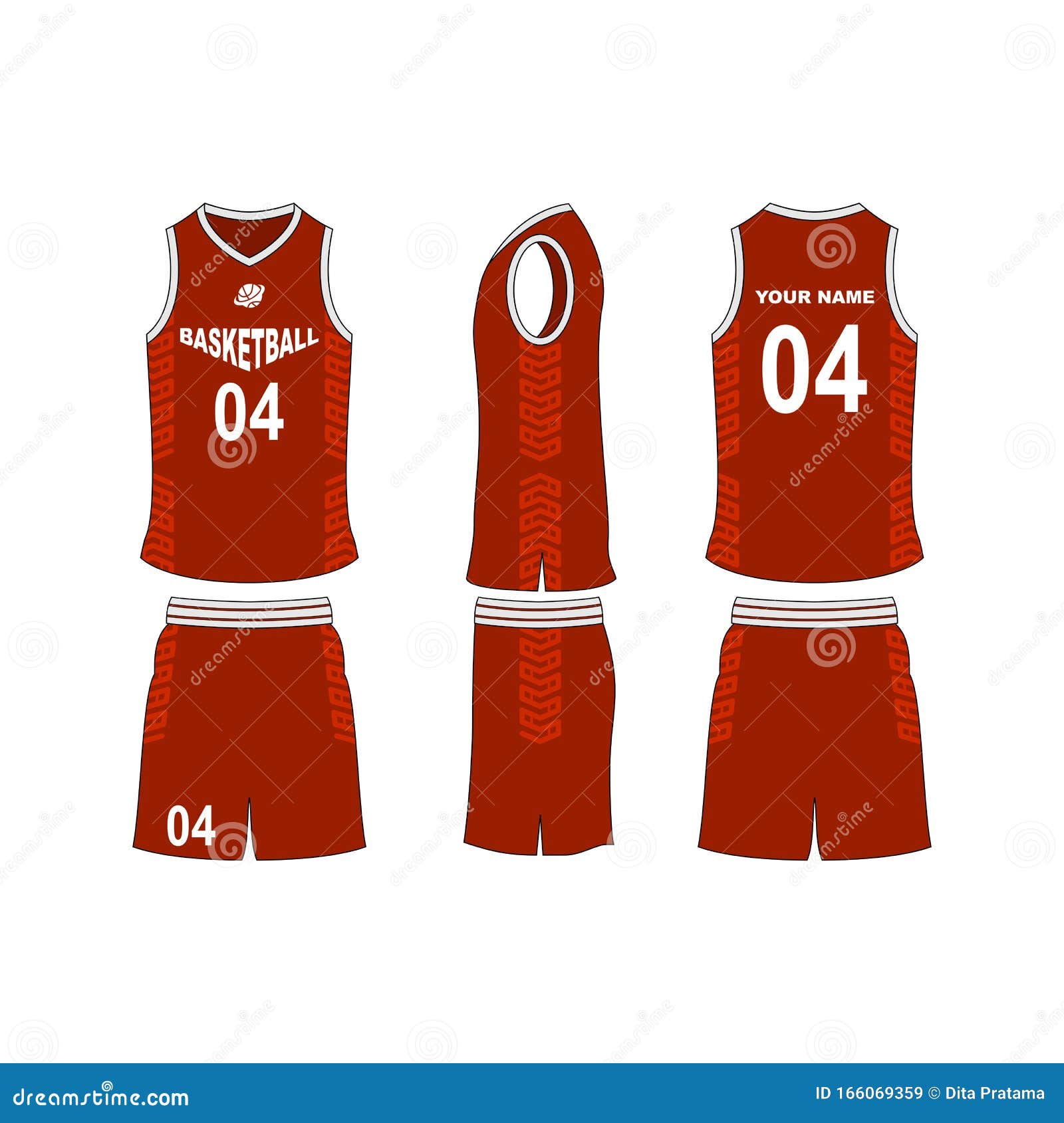 Download Basketball Jersey Set Template Collection. Stock Vector ...
