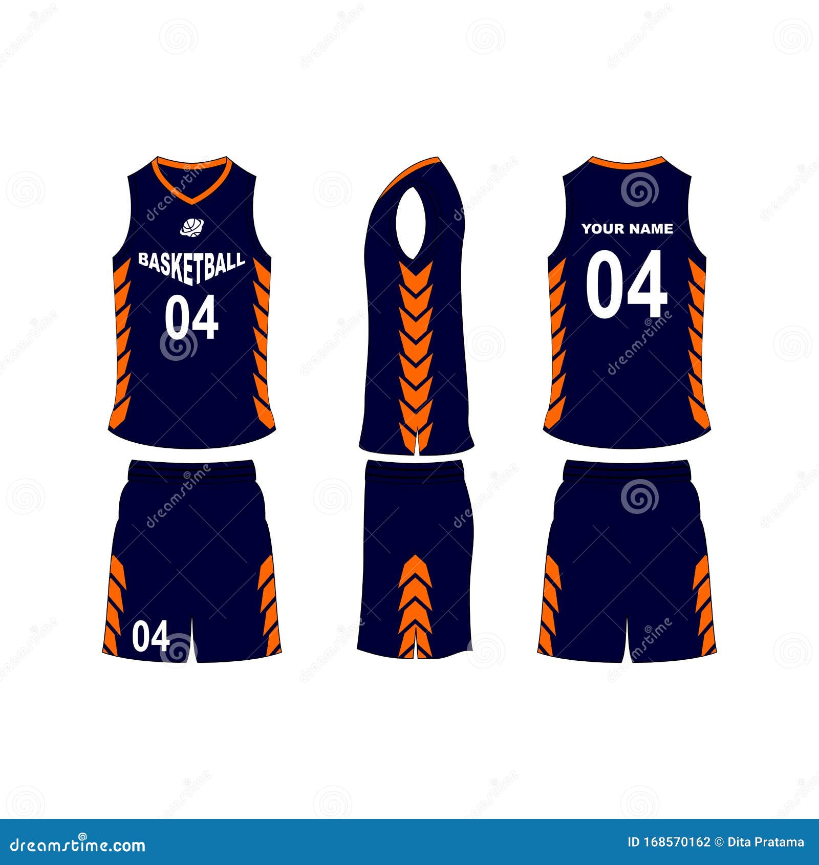 Basketball jersey of american Royalty Free Vector Image