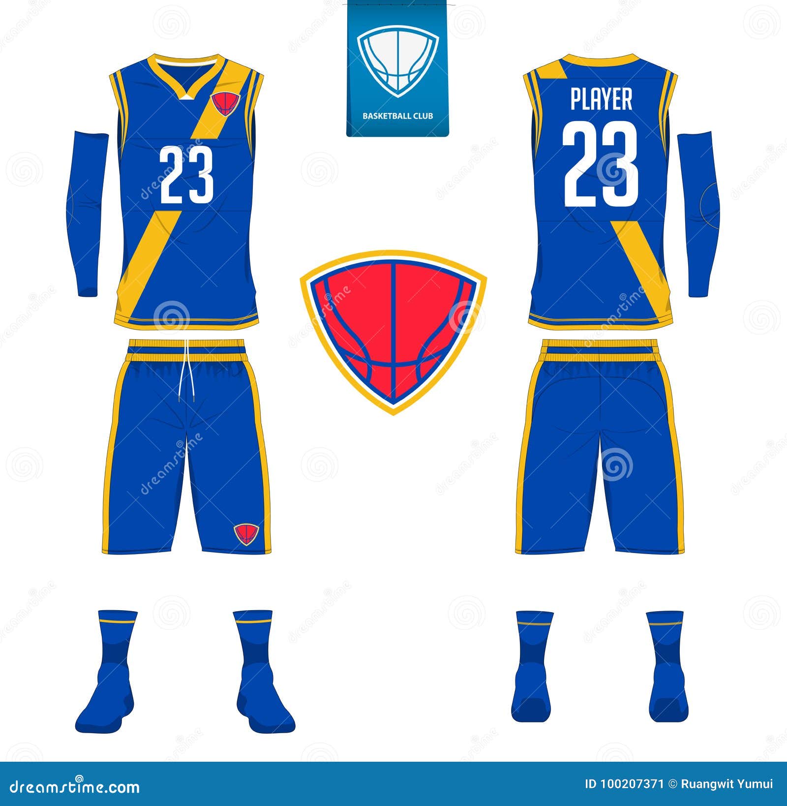 Download Basketball Jersey, Shorts, Socks Template For Basketball ...