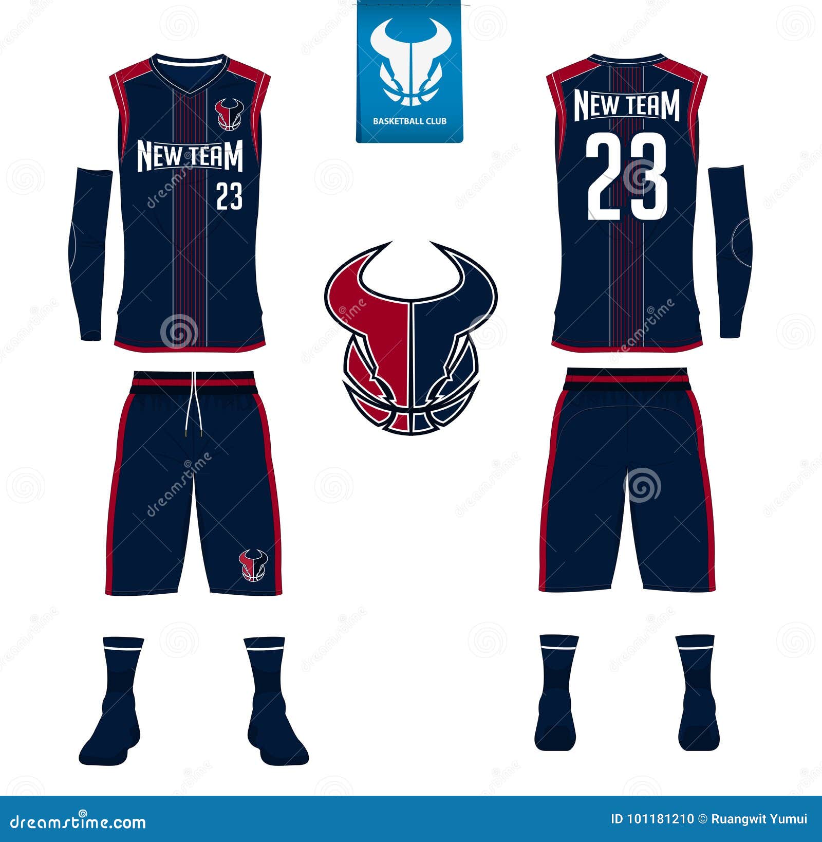 Download Basketball Jersey, Shorts, Socks Template For Basketball ...