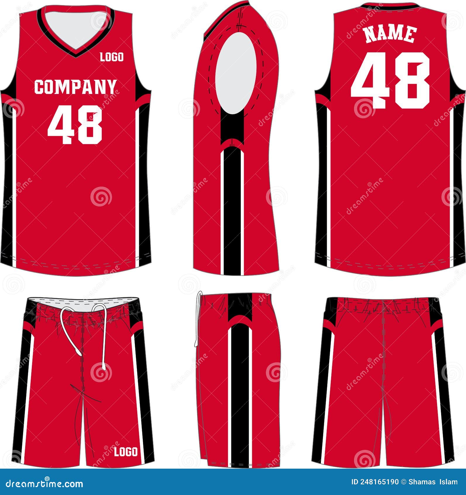 Premium Vector  Basketball jersey mockup vector line art