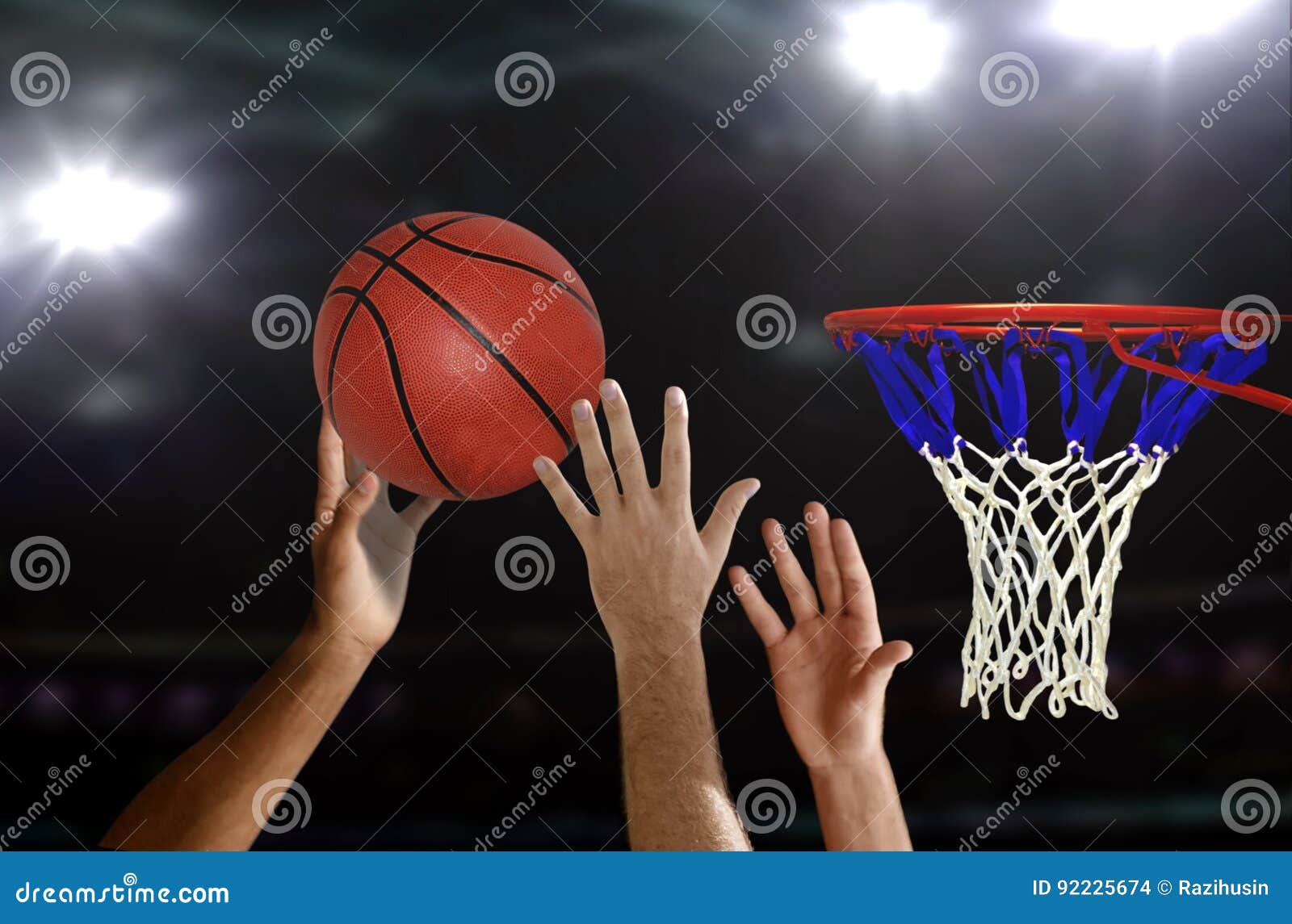 Basketball Jump Shot To the Hoop Stock Photo Image of shot, hand