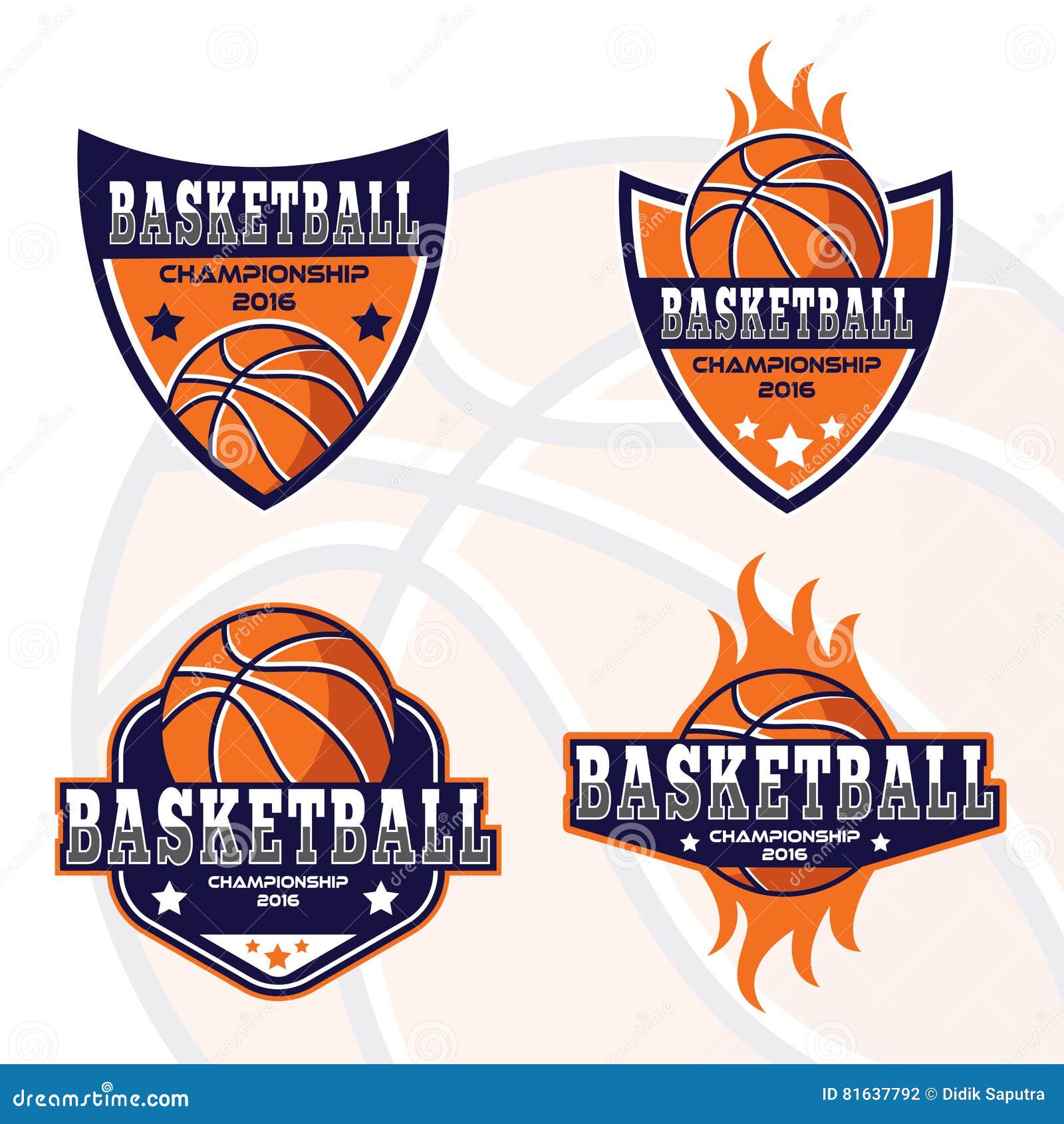 Basketball Championship Logo Design Vector Stock Illustration - Download  Image Now - Athlete, Badge, Basket - iStock