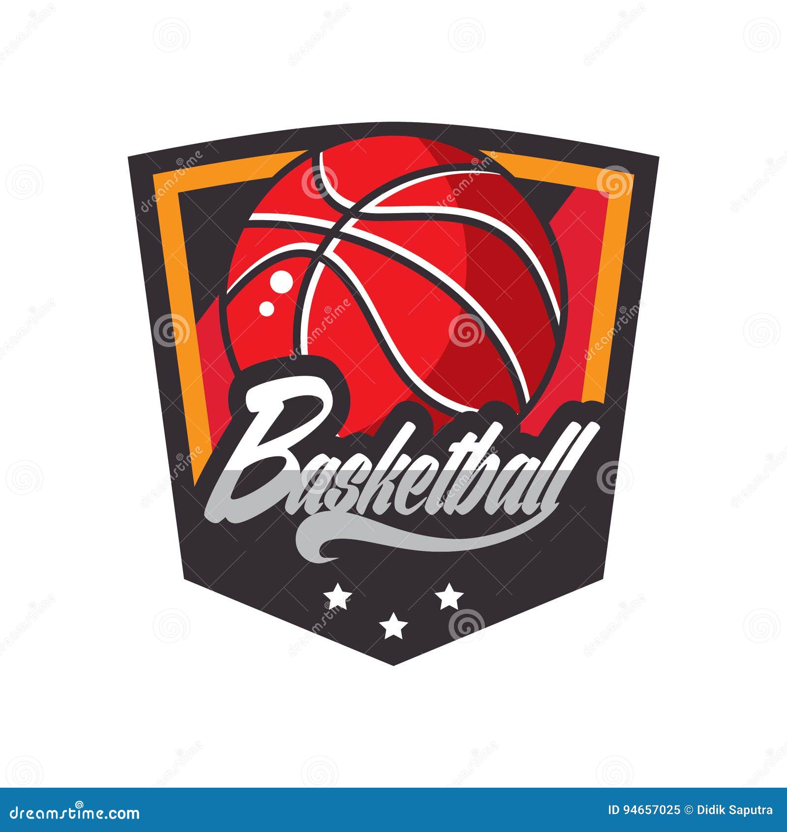 New Jersey Basketball Team Logo Clothing Stock Vector (Royalty