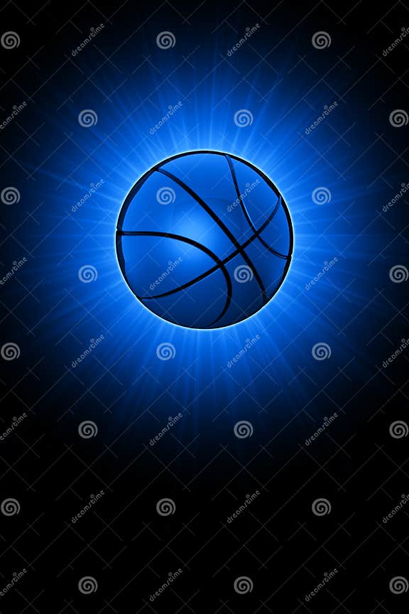 Basketball in mid air stock illustration. Illustration of play 8784985