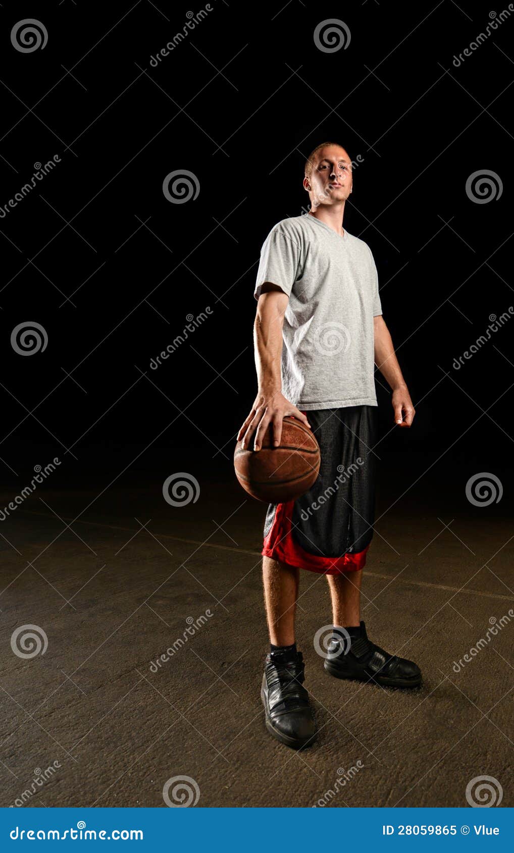 Basketball Player with Ball Stock Image Image of competitive