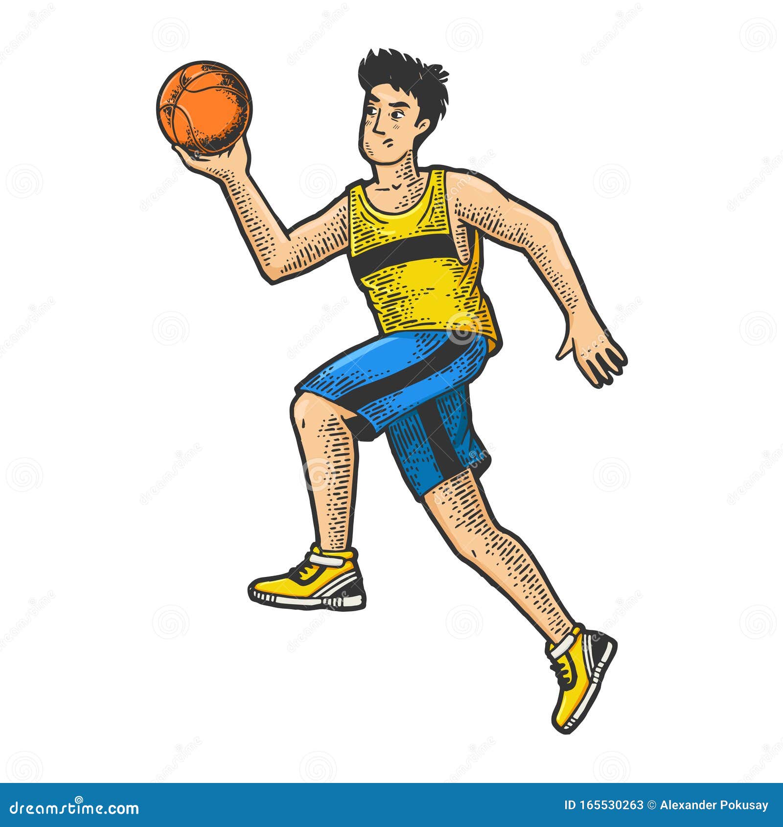 Basketball Player Sketch by aoiyoru on DeviantArt