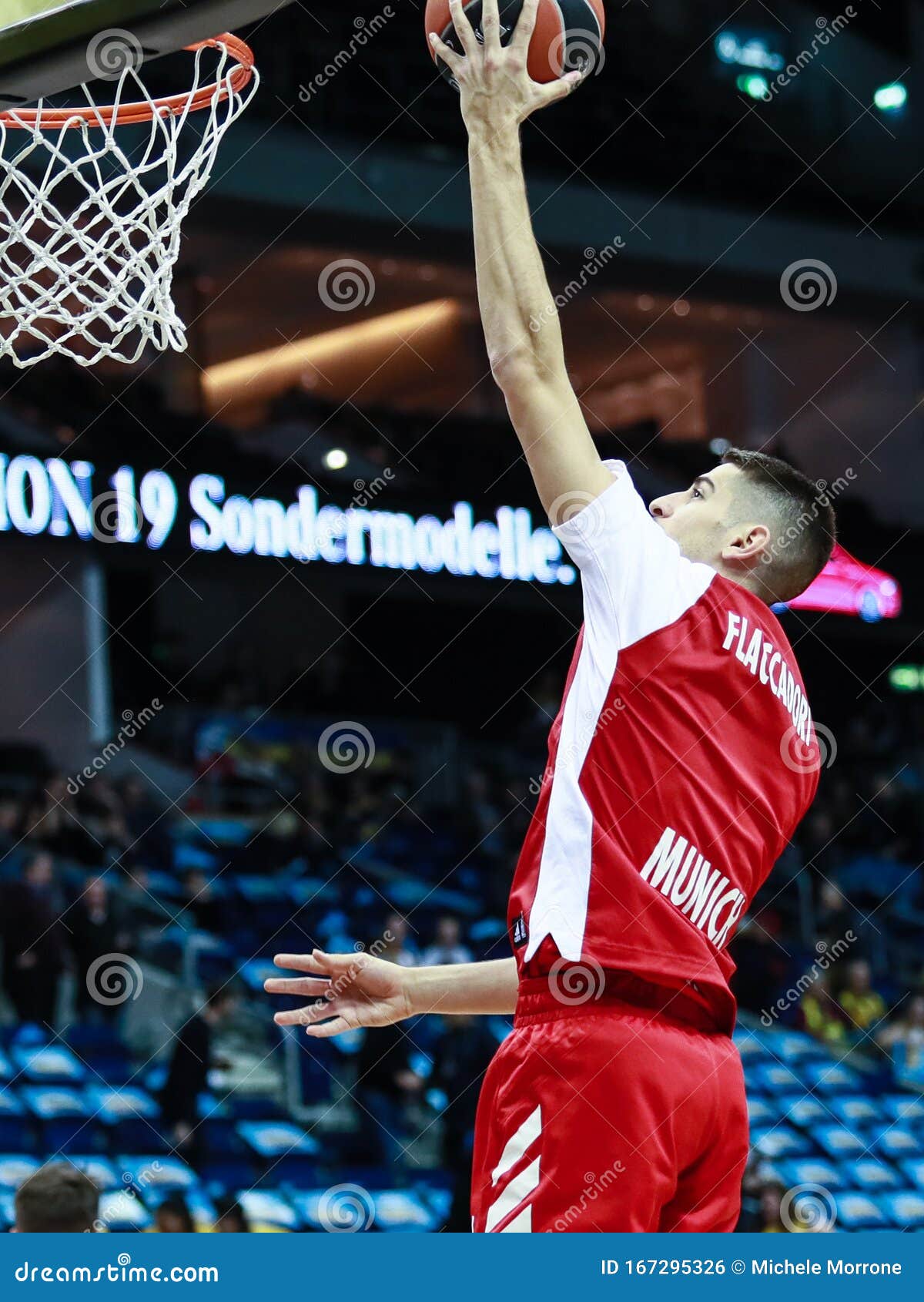 Basketball Player Of Fc Bayern Munich In Action During The Warmup Session Before The Euroleague Basketball Match Editorial Photo Image Of Basketball Germany 167295326