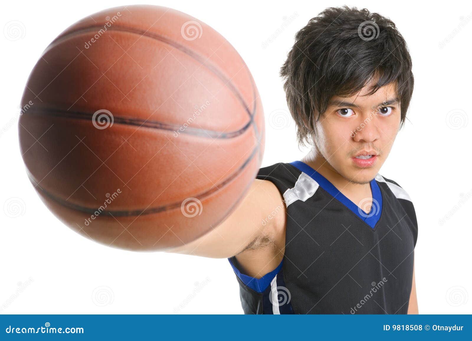 Basketball Player Holding the Ball Stock Photo Image of ball