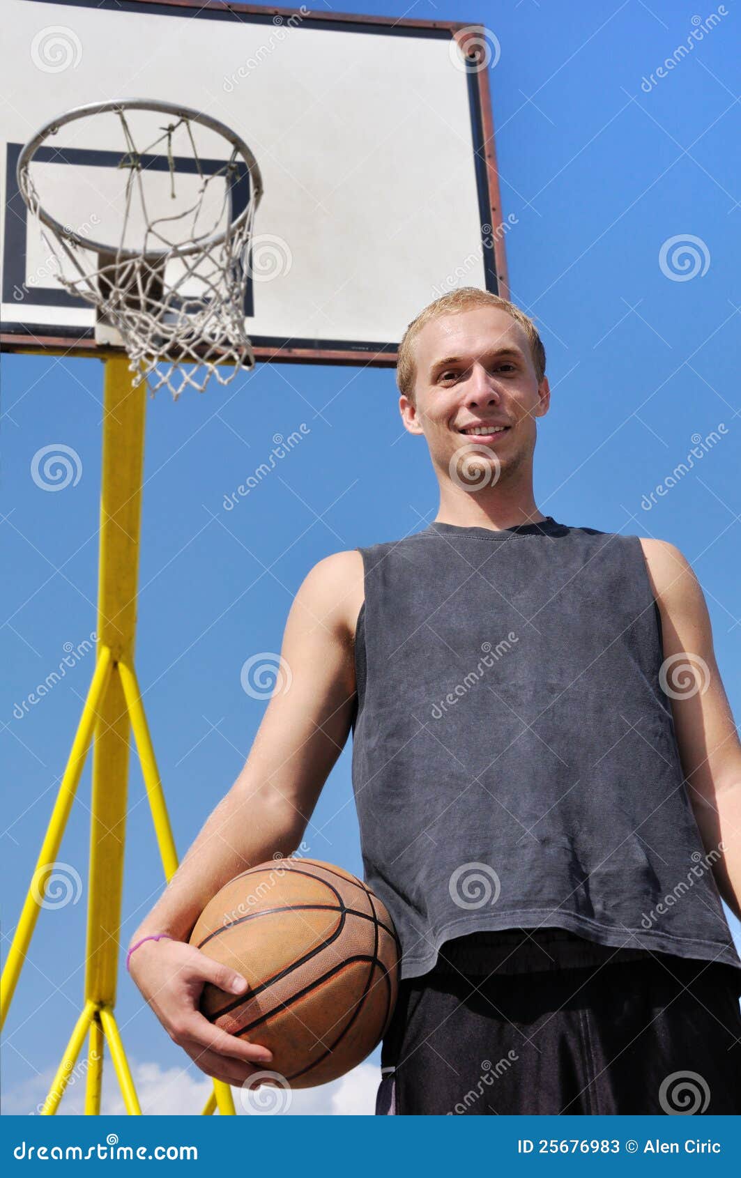 Basketball player posing stock image. Image of face, concept 25676983