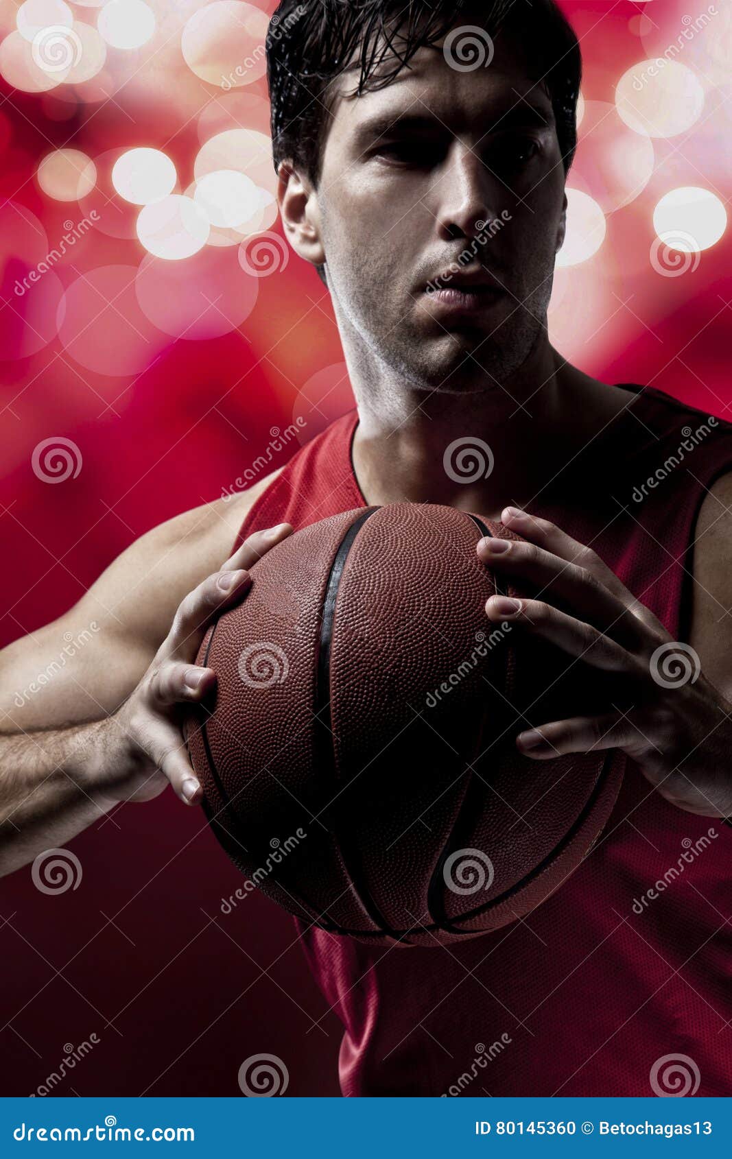 Basketball player stock photo. Image of determination 80145360