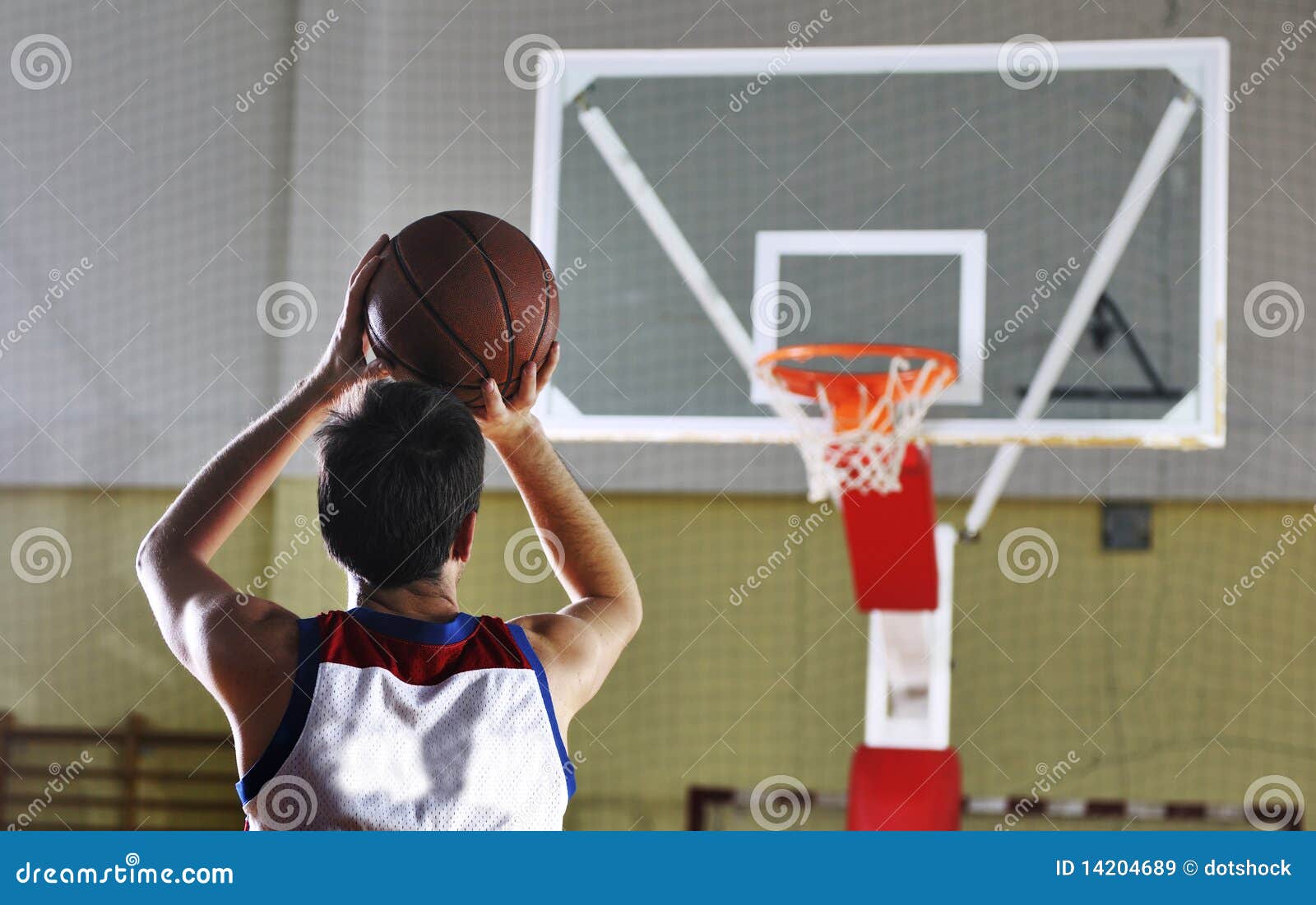 Basketball player shooting stock image. Image of life 14204689
