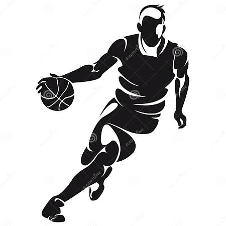 Basketball Player, Silhouette Stock Vector - Illustration of clip ...
