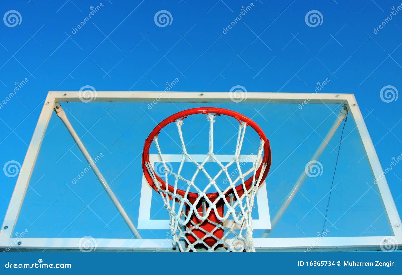 Basketball ring stock photo. Image of cloudy, basketball 16365734