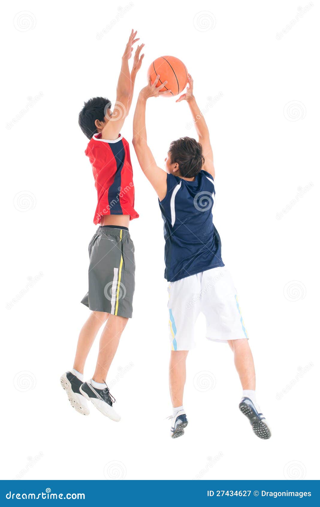 BasketballSpieler stockbild. Bild von person, isolat 27434627