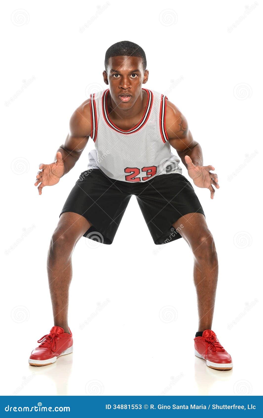 BasketballSpielerVerteidigung Stockbild Bild von leute, getrennt