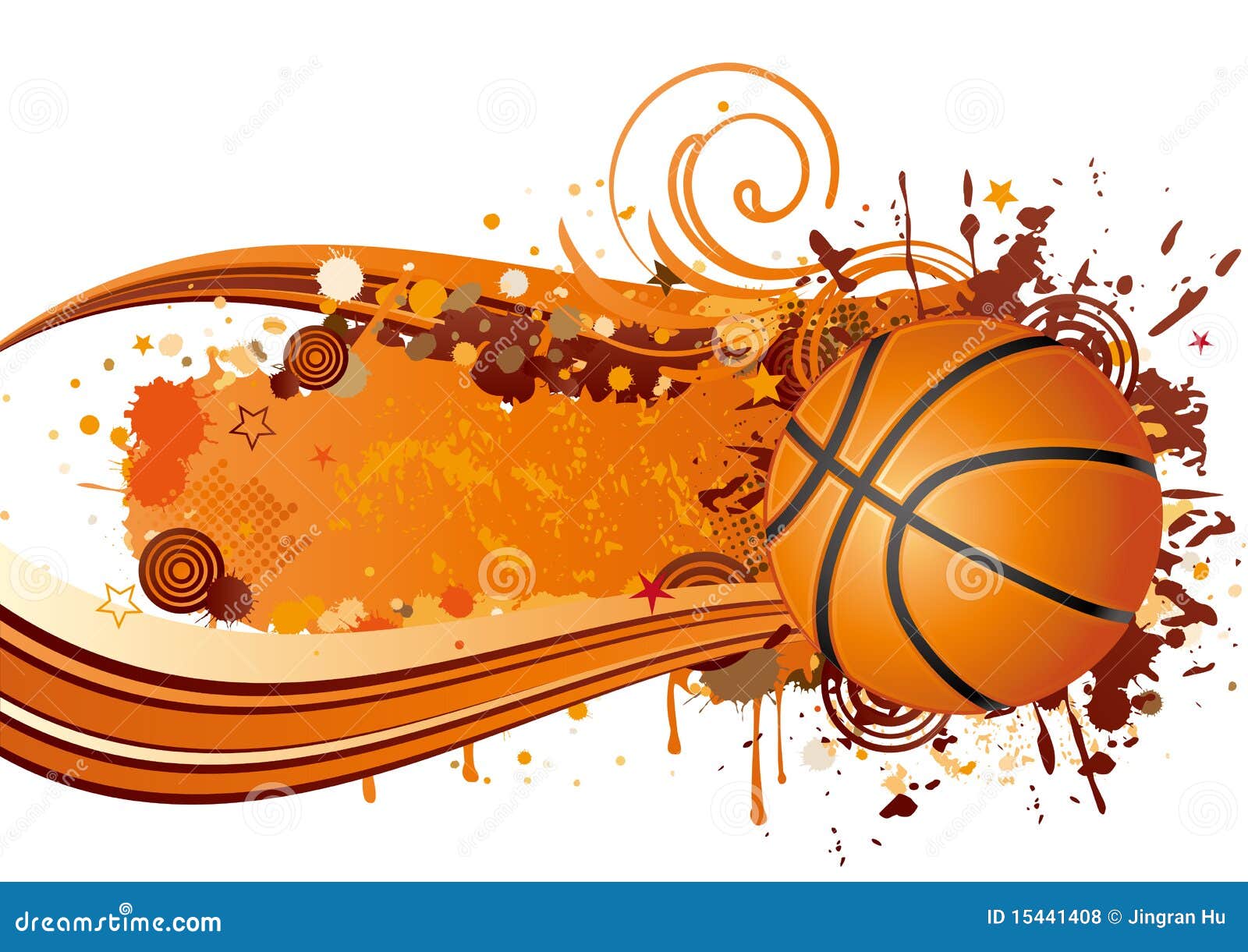 Basketball Border Clip Art