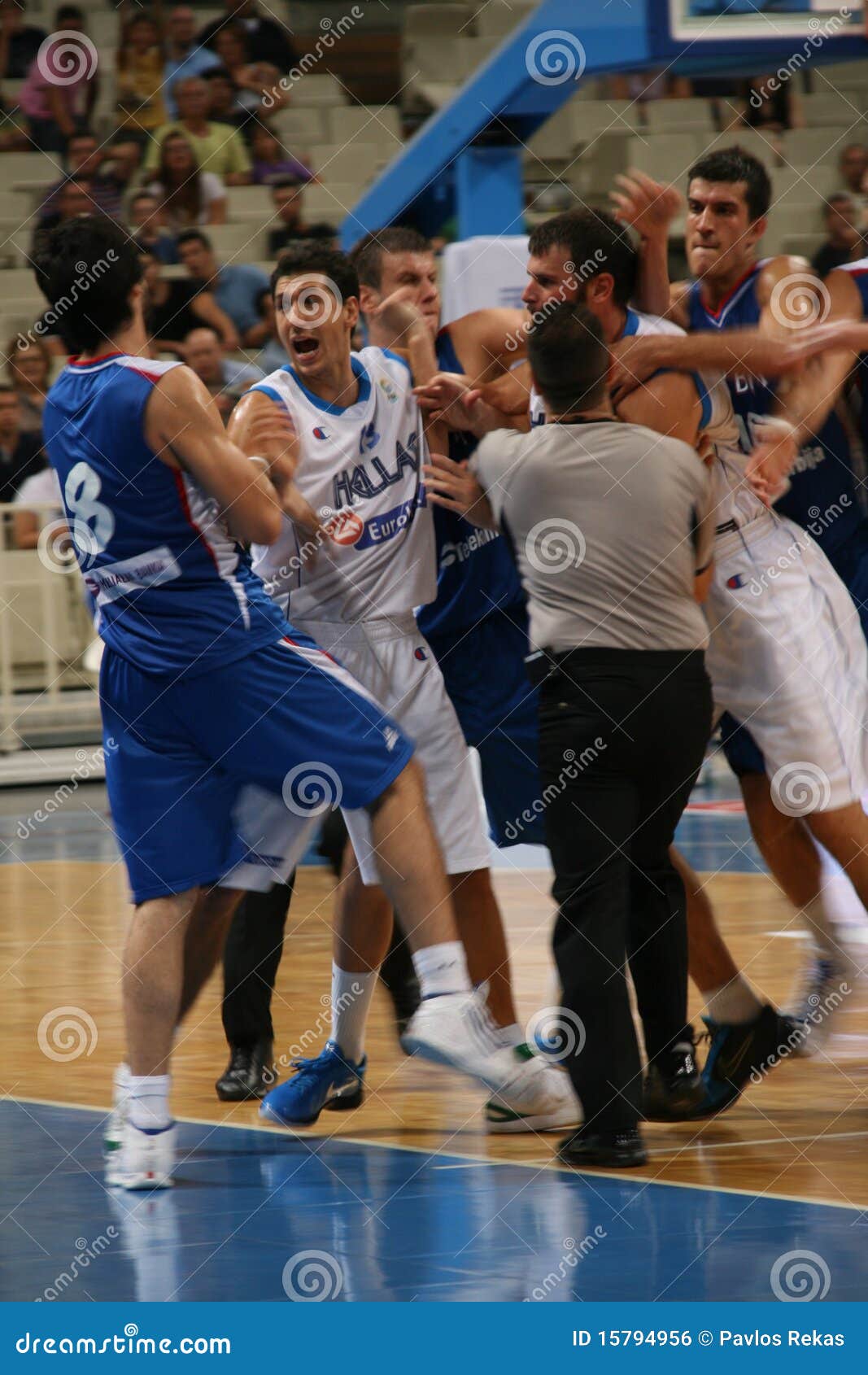 Basketball Sports Violence Editorial Photo - Image: 15794956