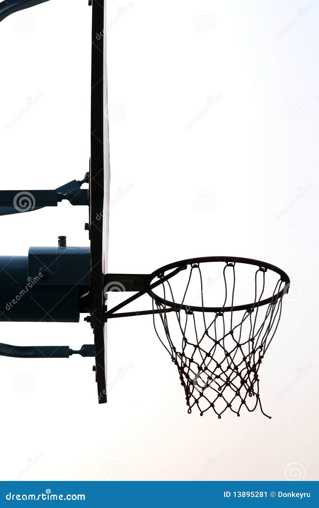 Basketball stand stock image. Image of netting, colors 13895281
