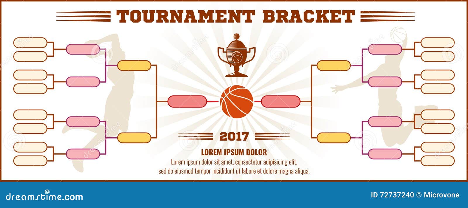 Tournament bracket Royalty Free Vector Image - VectorStock