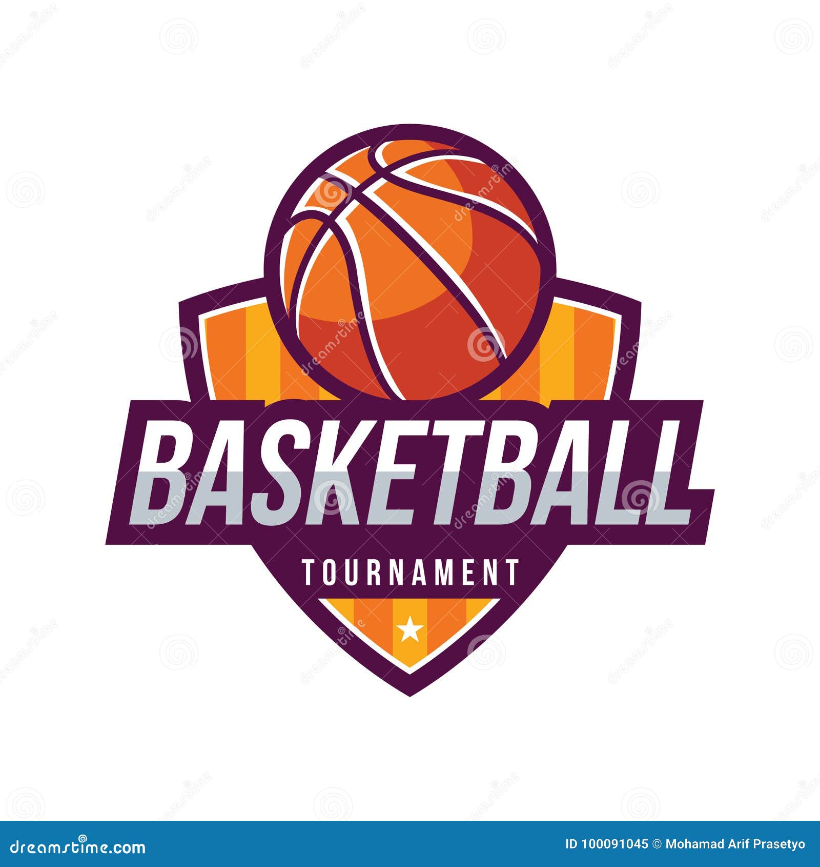 Basketball Tournament Logos Stock Vector - Illustration of object, logos:  100091045
