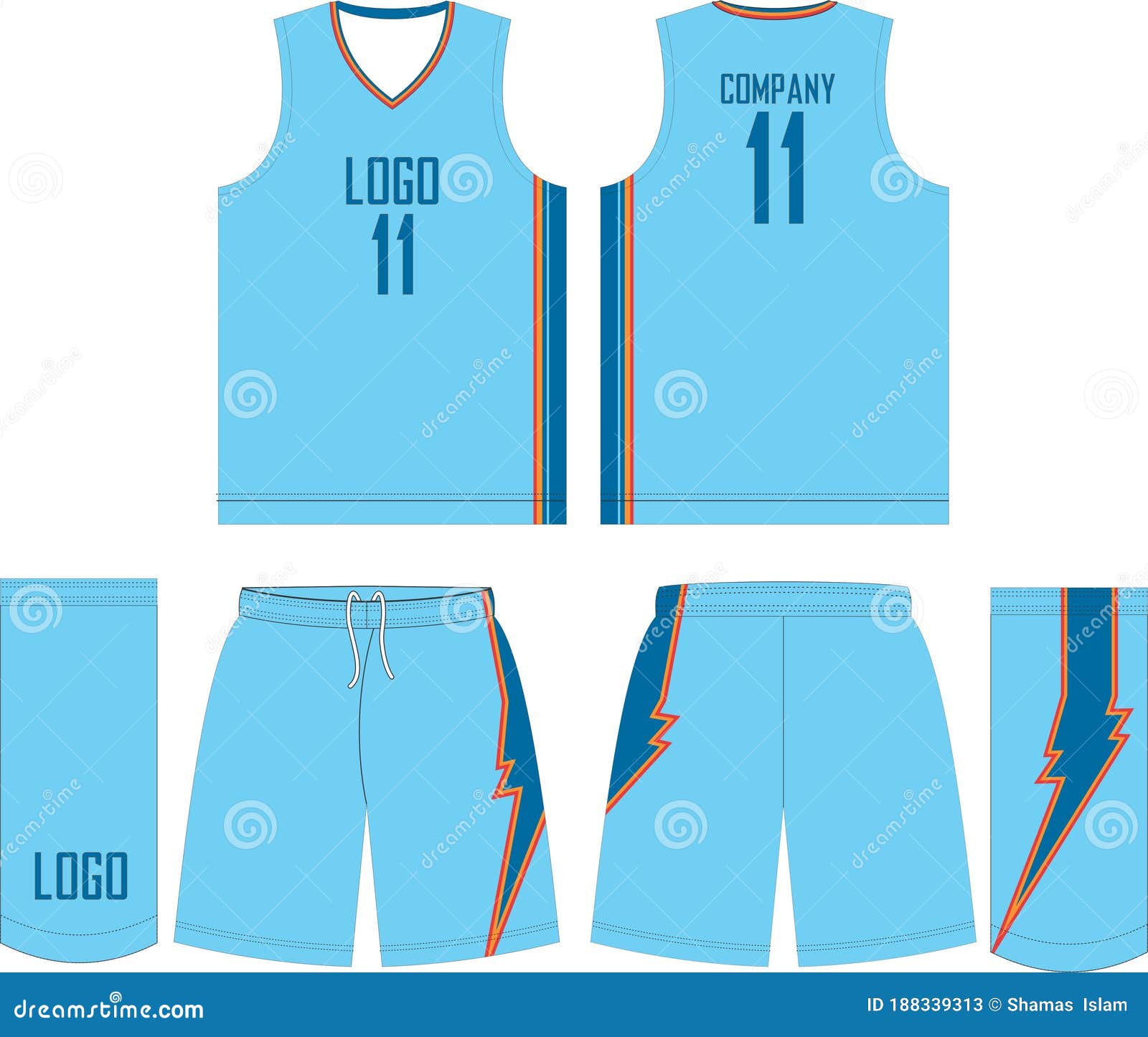 Download Basketball Uniform Jersey Shorts Custom Designs Front And ...