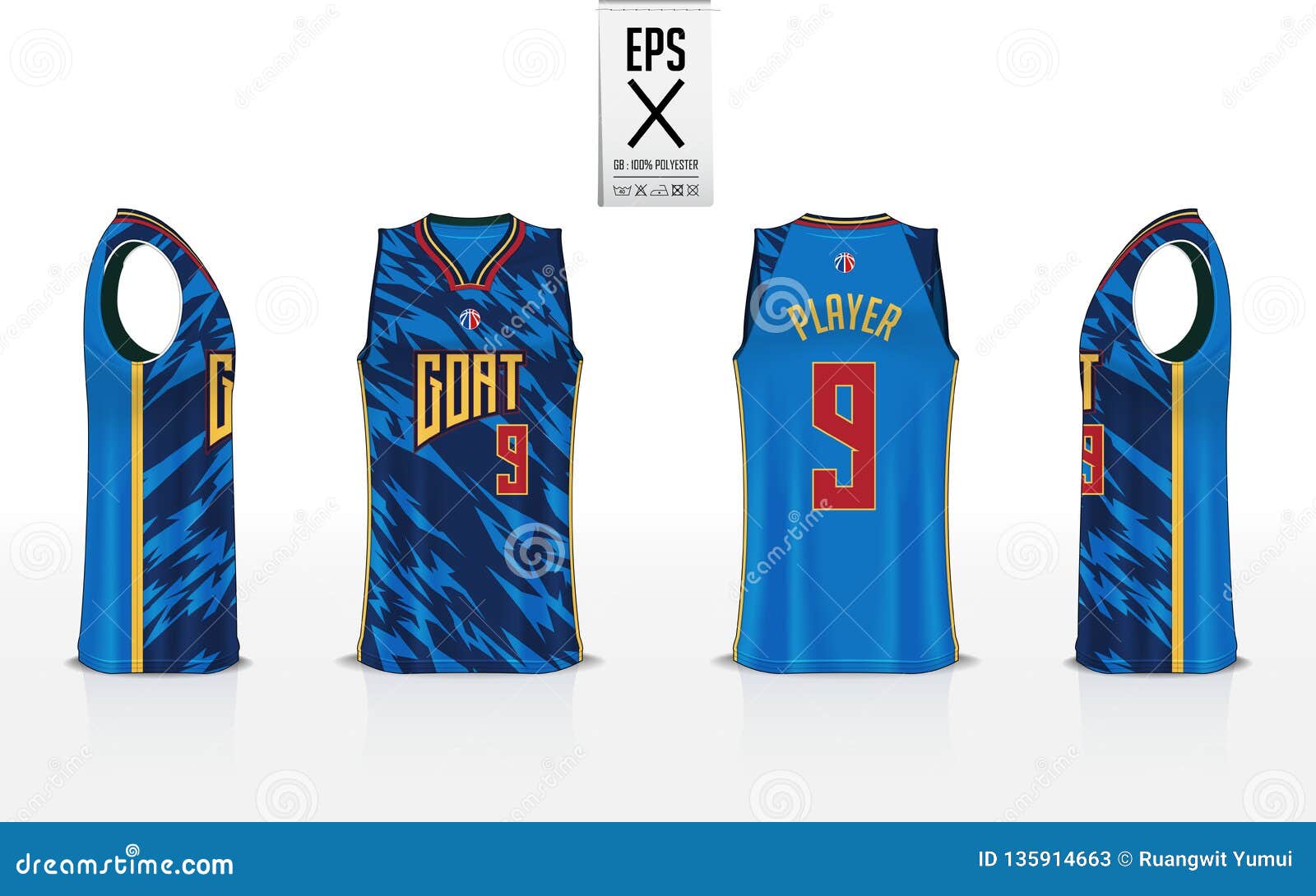 Download Basketball Uniform Template Design For Basketball Club ...