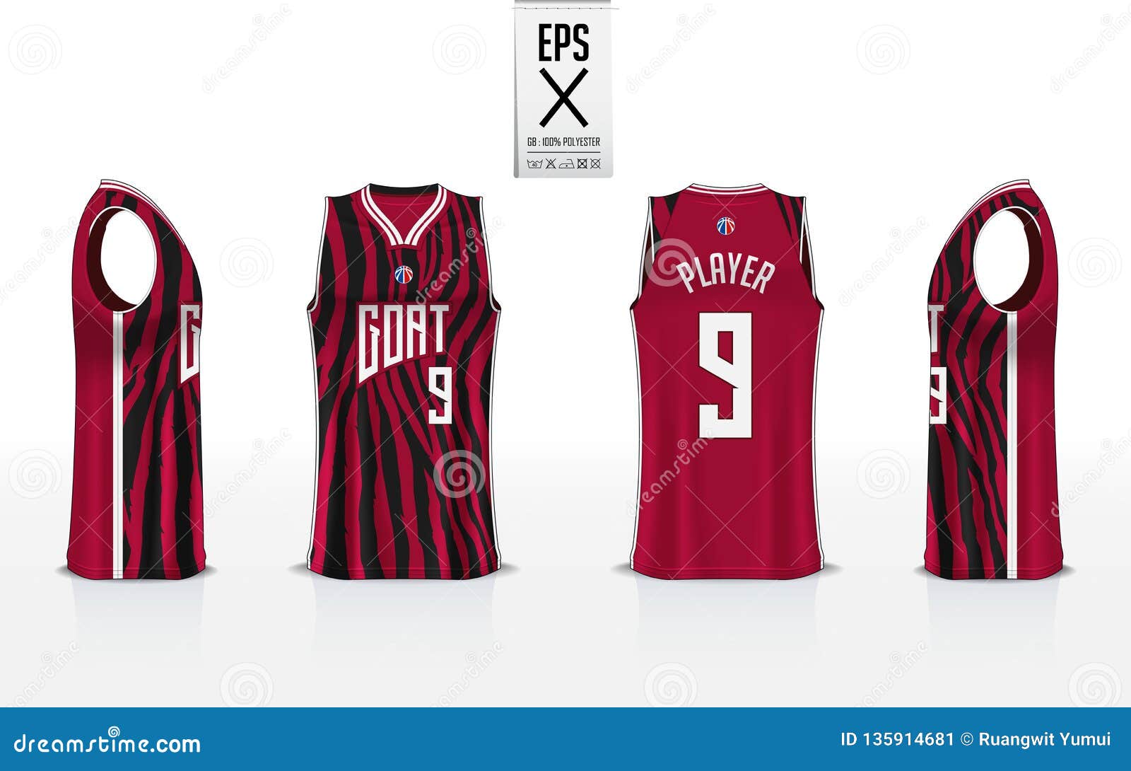 Download Basketball Uniform Template Design For Basketball Club ...
