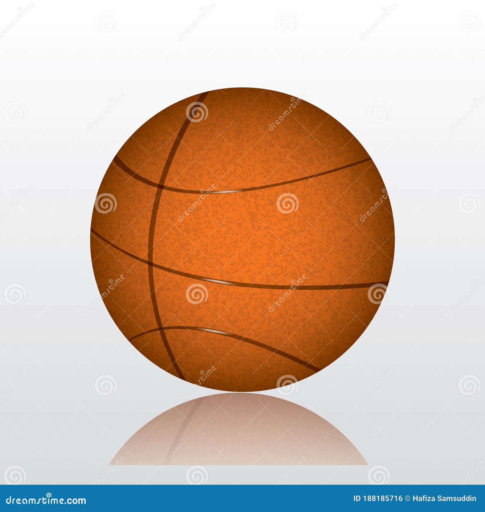 Basketball. Vector Illustration Decorative Design Stock Vector