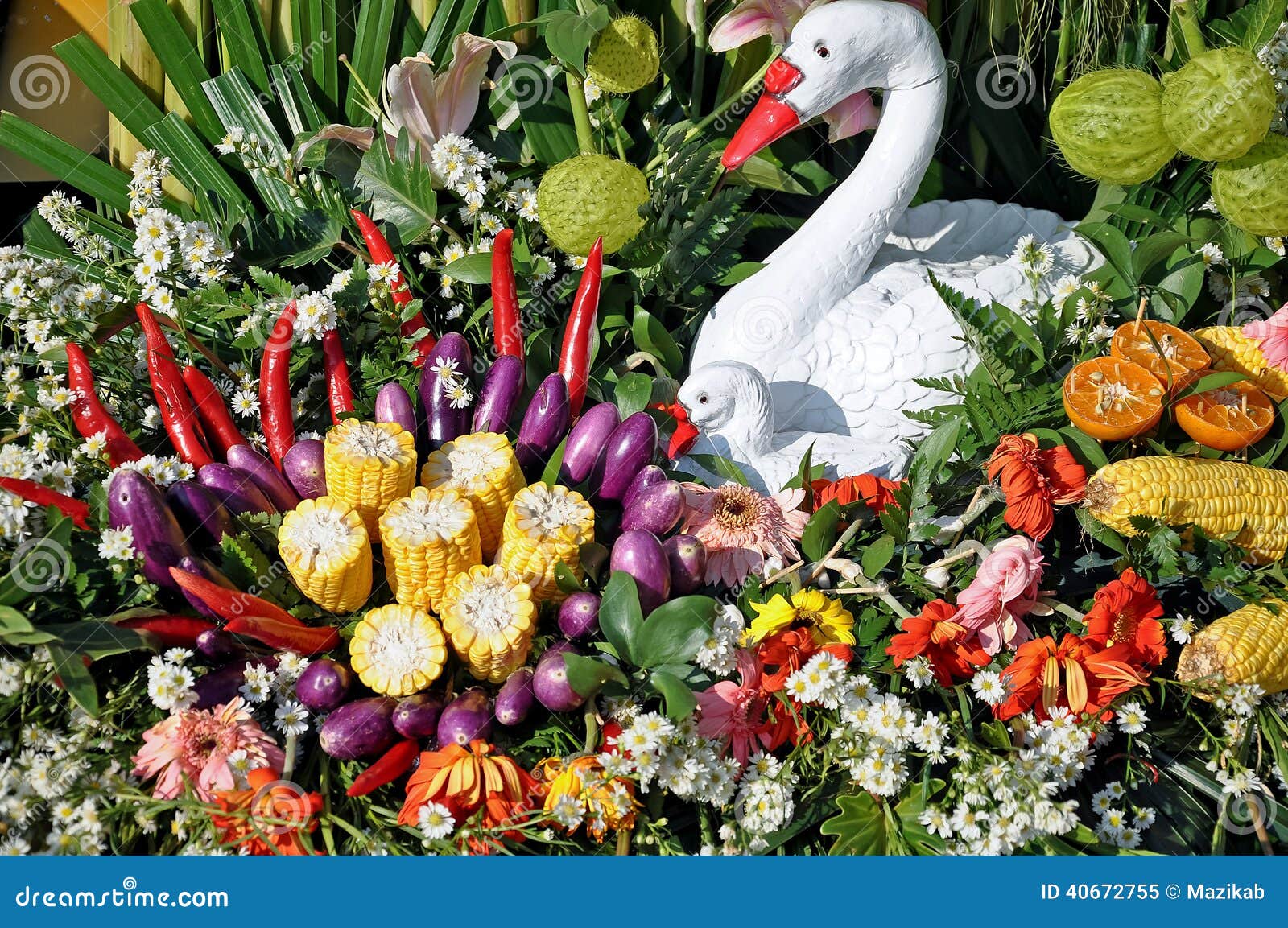 Baskets of Fruits and Vegetables Stock Image Image of carrot, farmers