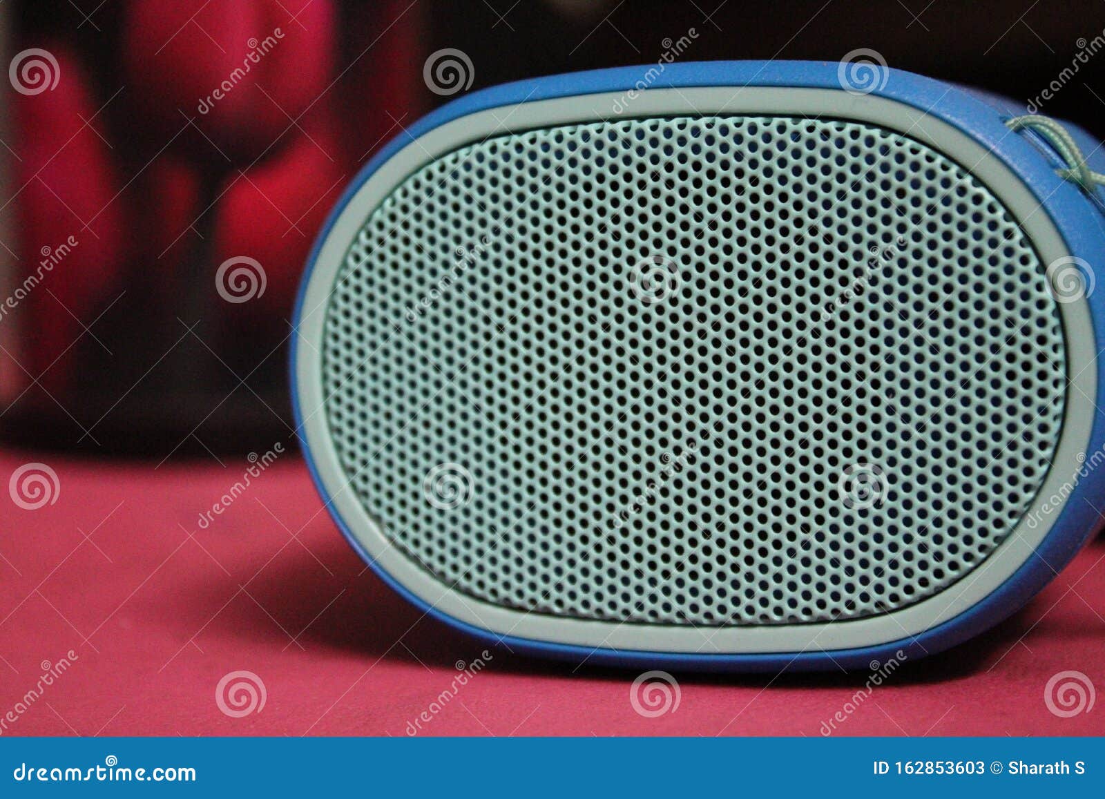A Bass Boosted Bluetooth Speaker Stock Image Image Of Noise