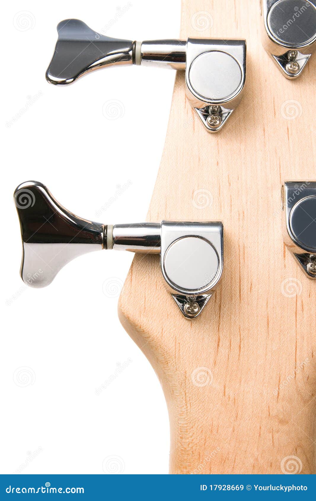 bass guitar fingerboard head metal pins
