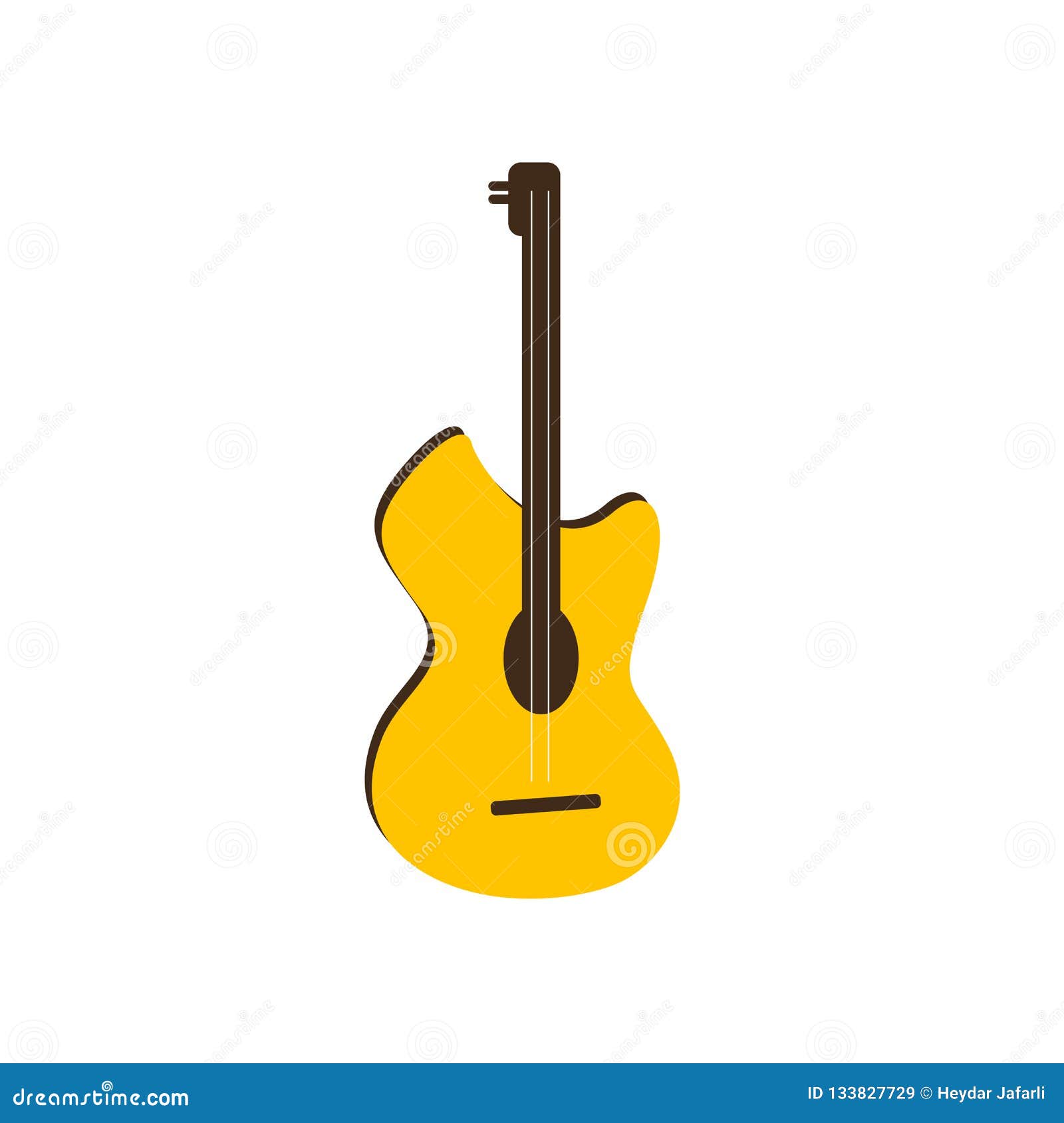 Bass Guitar Icon Vector Sign and Symbol Isolated on White Background, Bass  Guitar Logo Concept Stock Vector - Illustration of instrument, band:  133827729