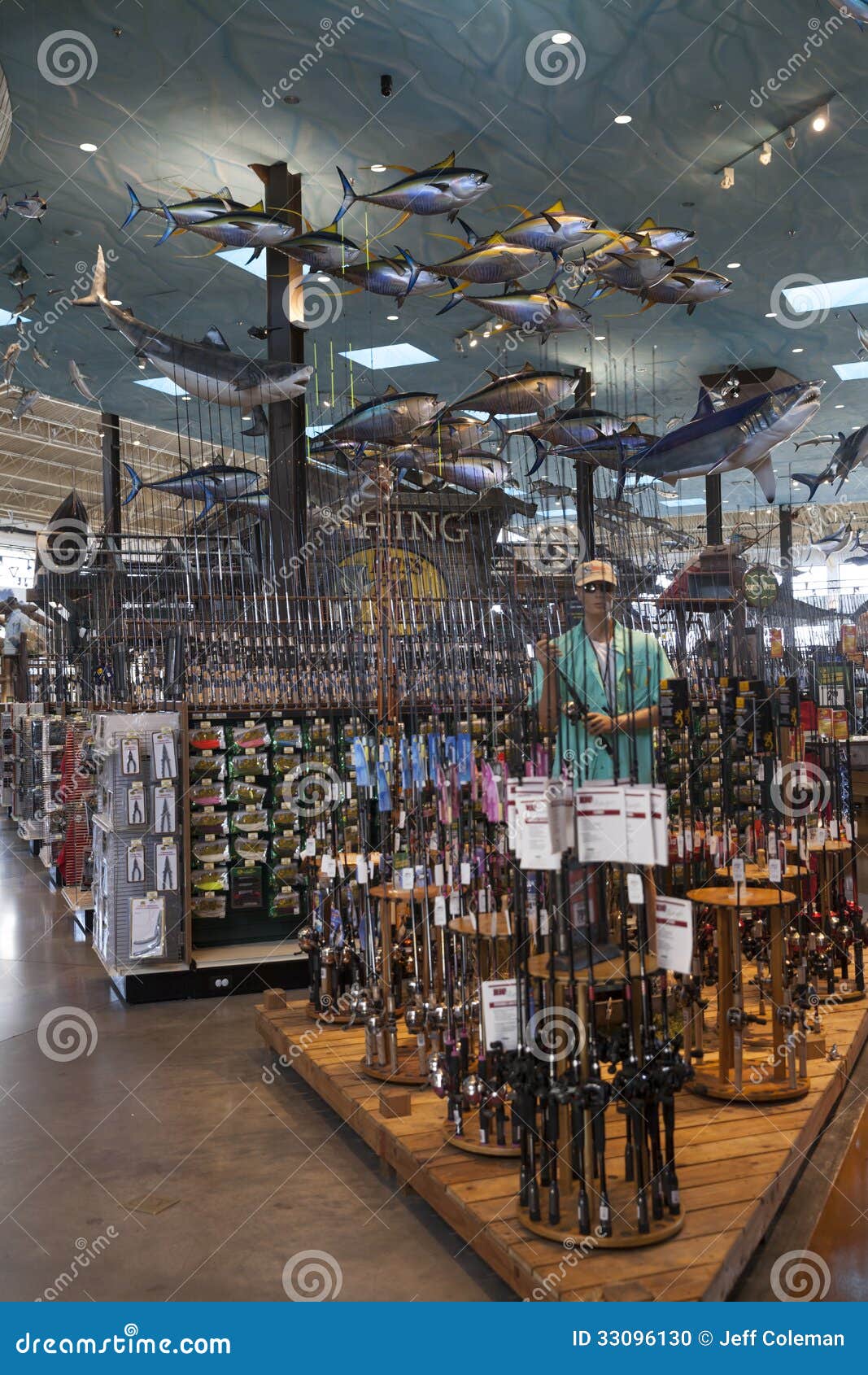 Bass Pro Shop Fishing Area at the Silverton Hotel in Las Vegas