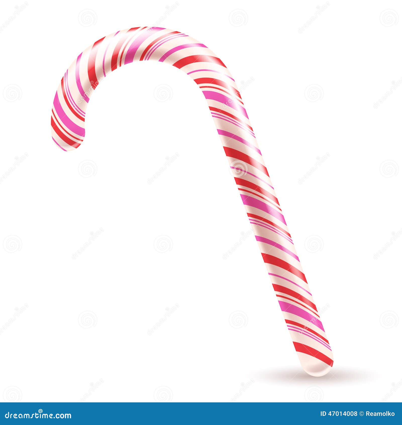 Bastão De Doces Com As Listras Vermelhas, Cor-de-rosa E Brancas Ilustração  Stock - Ilustração de branco, gostoso: 47014008, image size:1600x1690