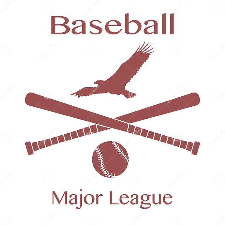 baseball-bats-ball-and-eagle-vector-illustration-ilustra-o-do-vetor