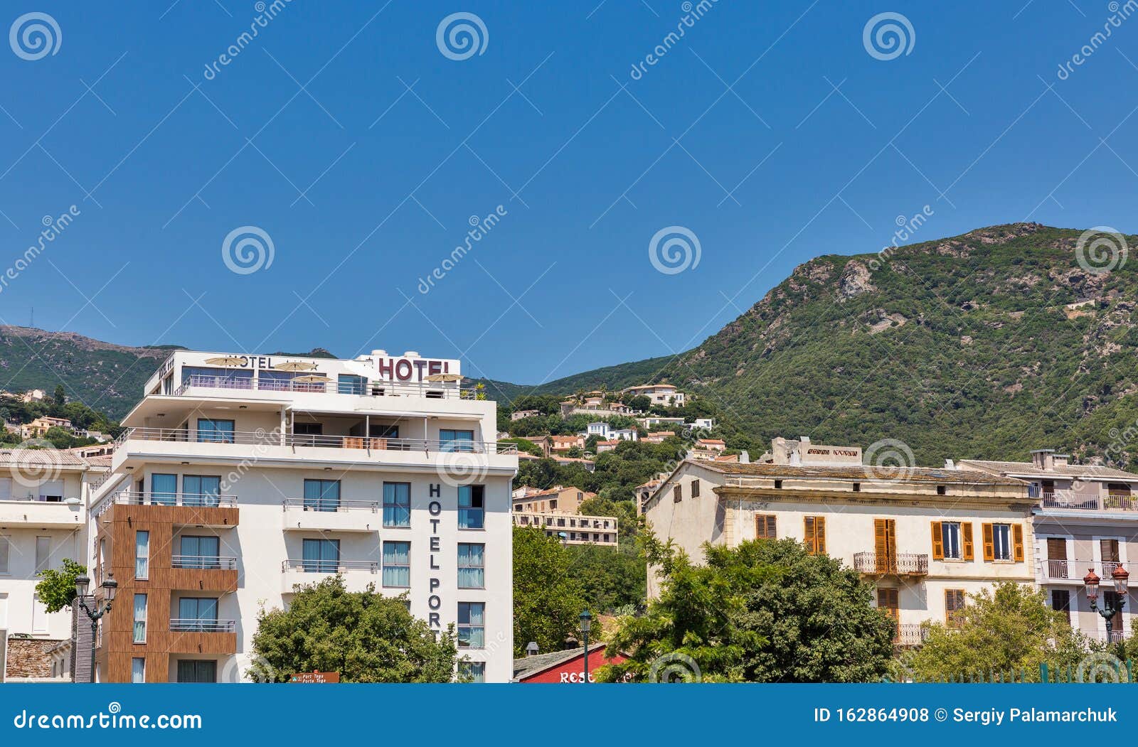 Bastia Cityscape with Hotel Port Toga. Corsica, France Editorial Stock  Photo - Image of island, lota: 162864908