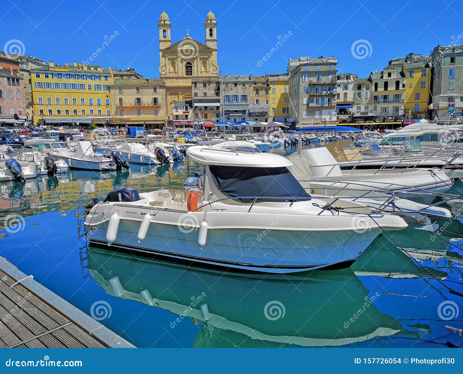 Vieux Port, The Old Port, In Bastia, France Editorial 