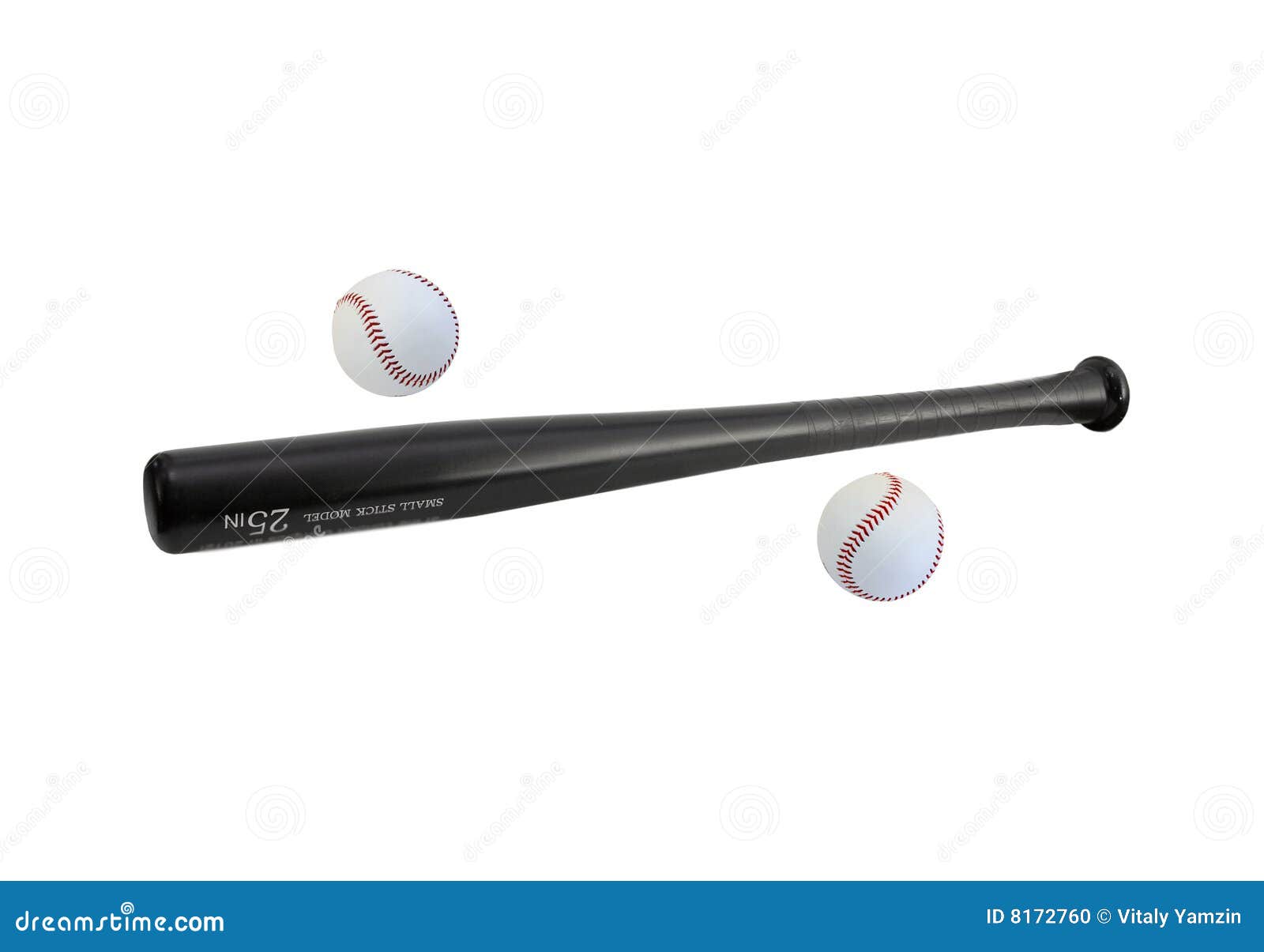 Bat with balls stock photo. Image of circle, softball 8172760