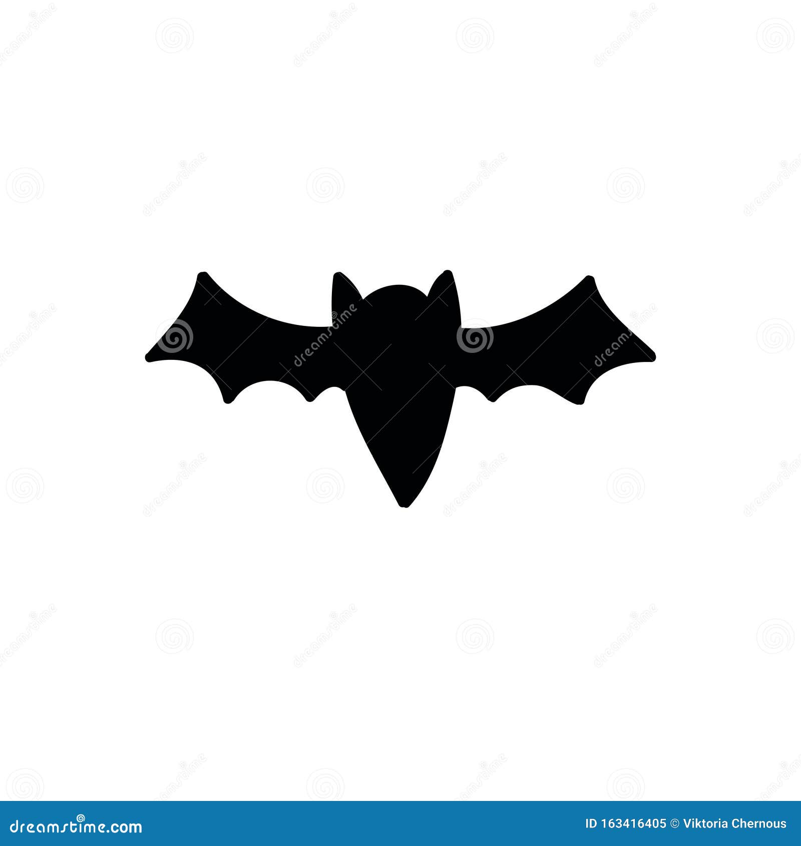 Bat Doodle Icon, Vector Illustration Stock Illustration Illustration