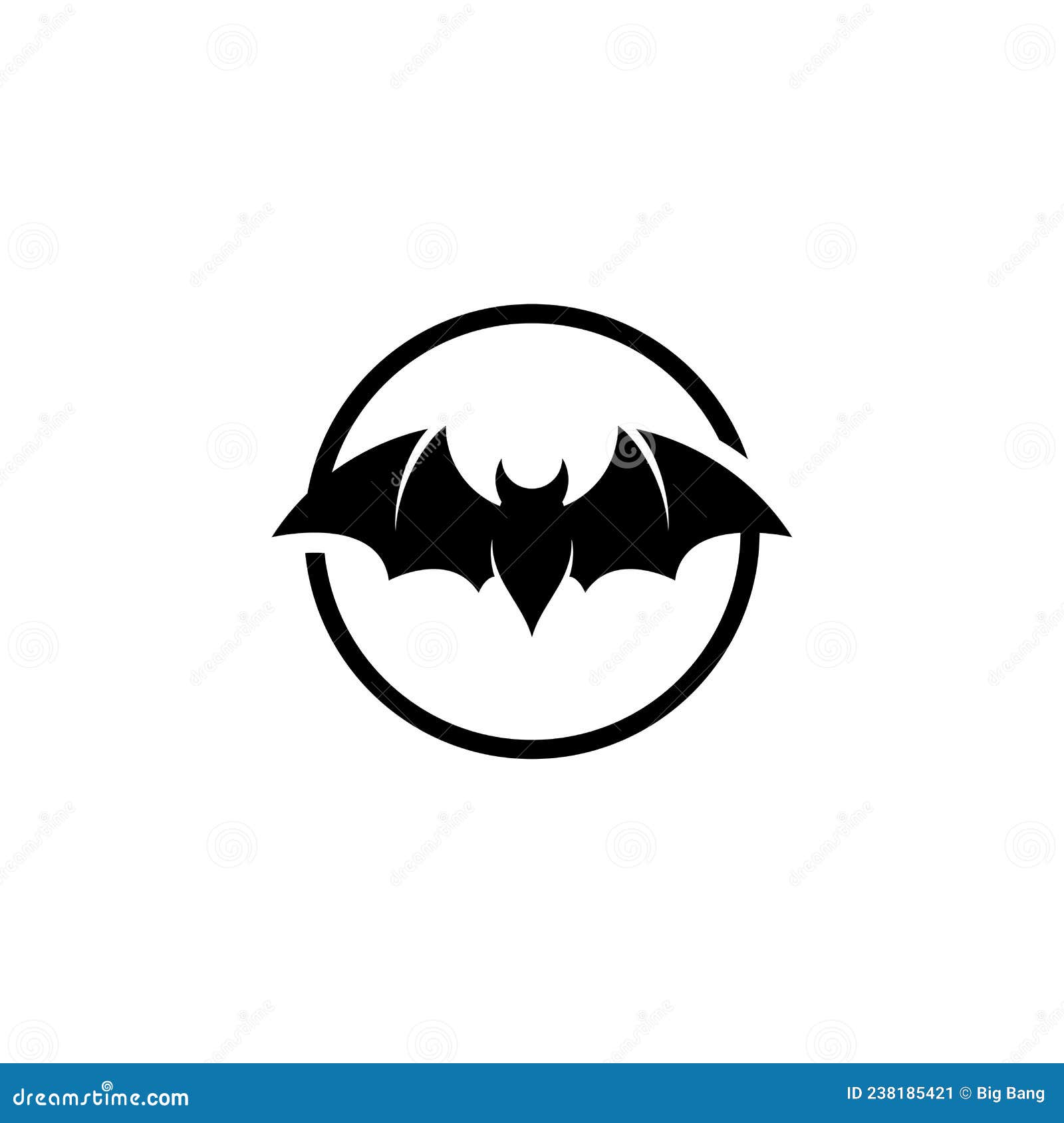 Bat Logo Template Vector Illustration Stock Vector Illustration of