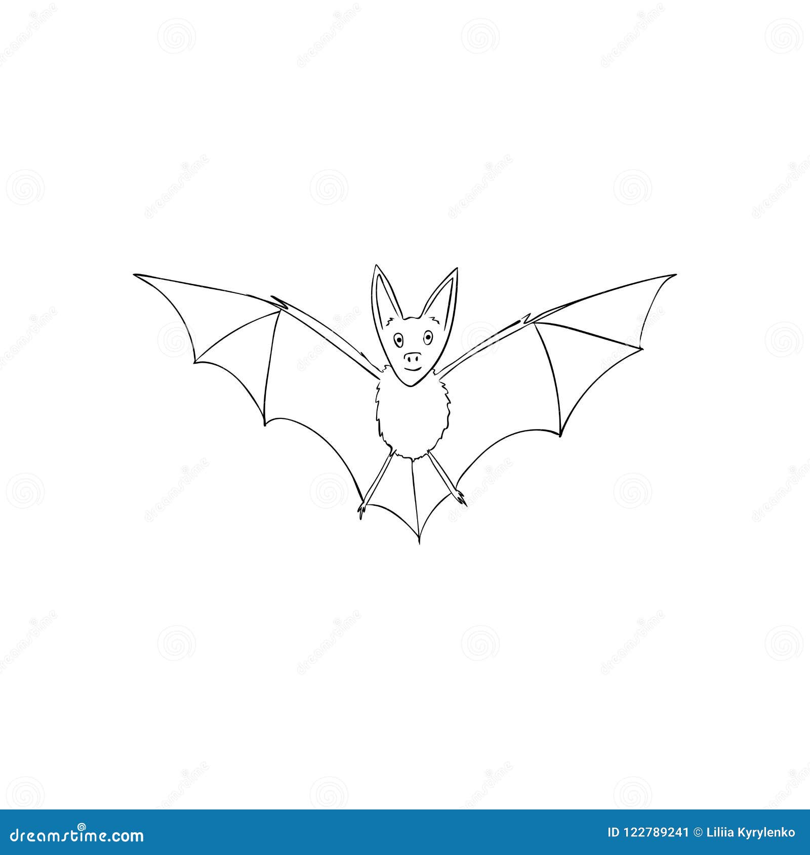 Bat is a Nocturnal Animal. a Symbol of Halloween Stock Vector -  Illustration of night, logo: 122789241