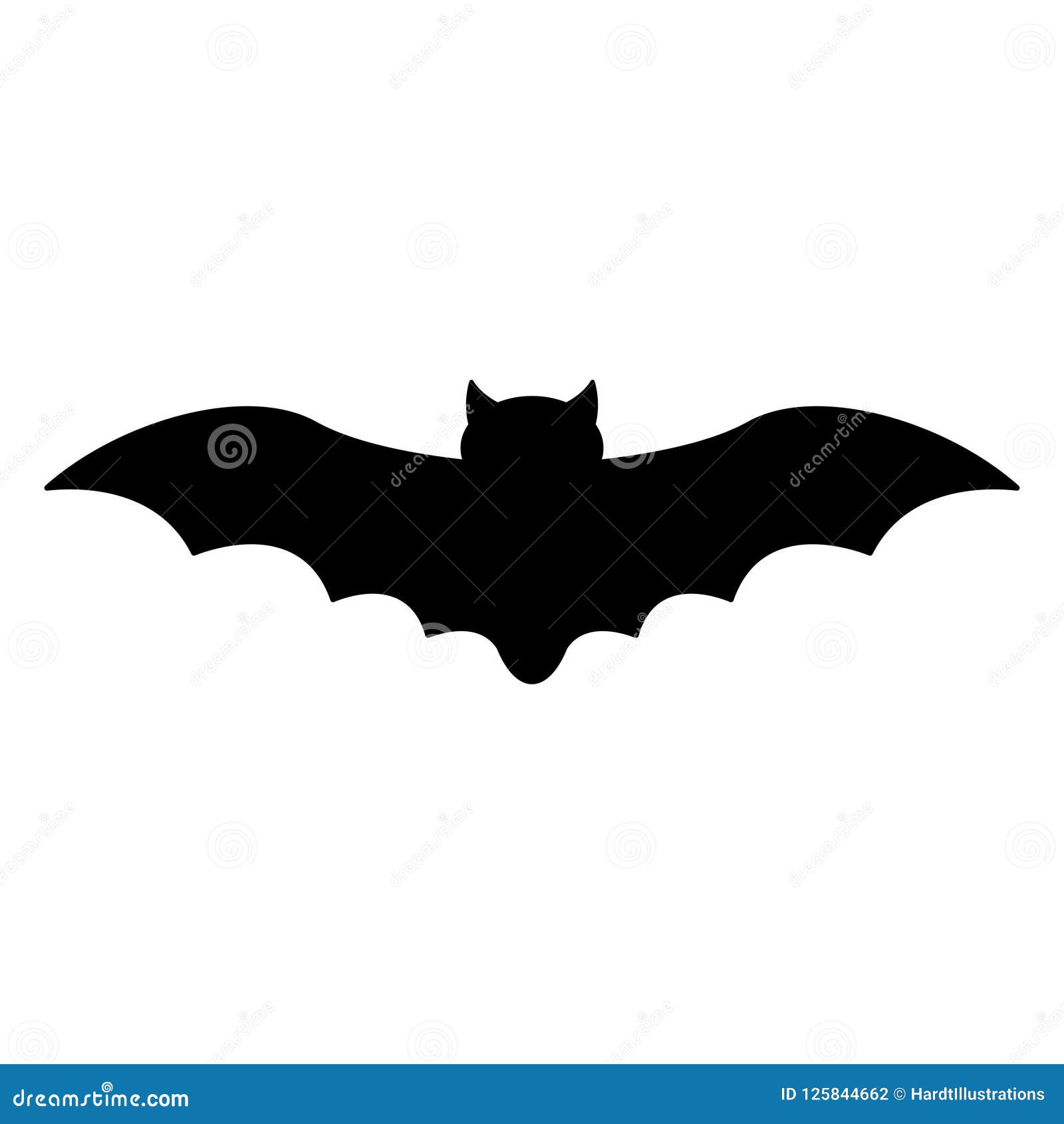 Download Bat Silhouette stock vector. Illustration of modern ...