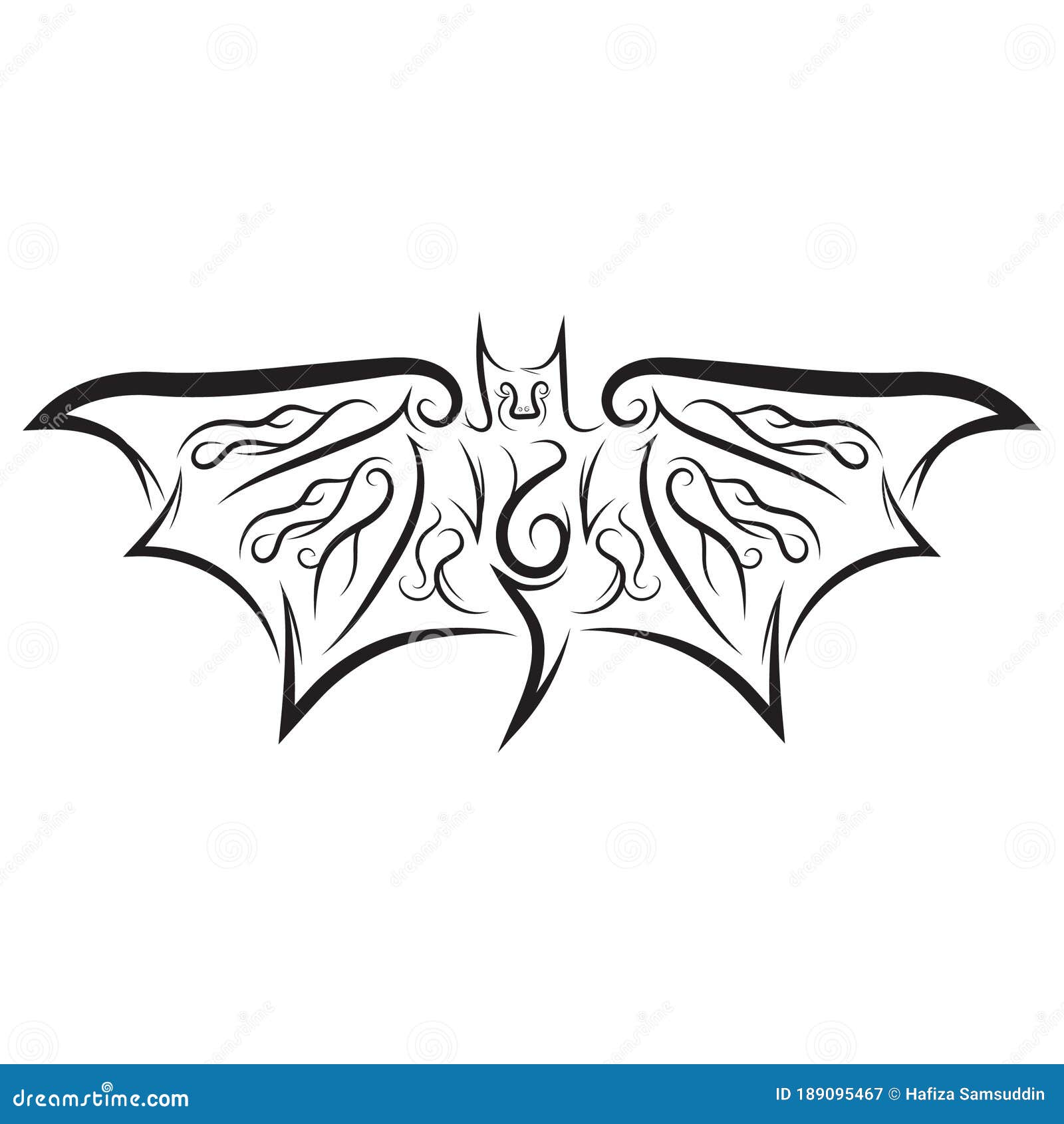 Tribal Bat Tattoo Idea  BlackInk