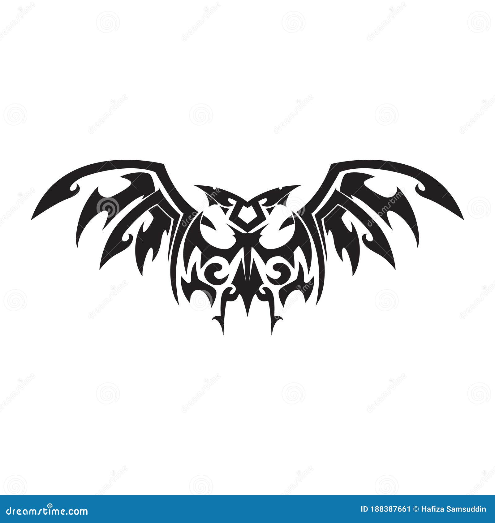 470 Bat Tattoo Designs Cartoon Illustrations RoyaltyFree Vector Graphics   Clip Art  iStock