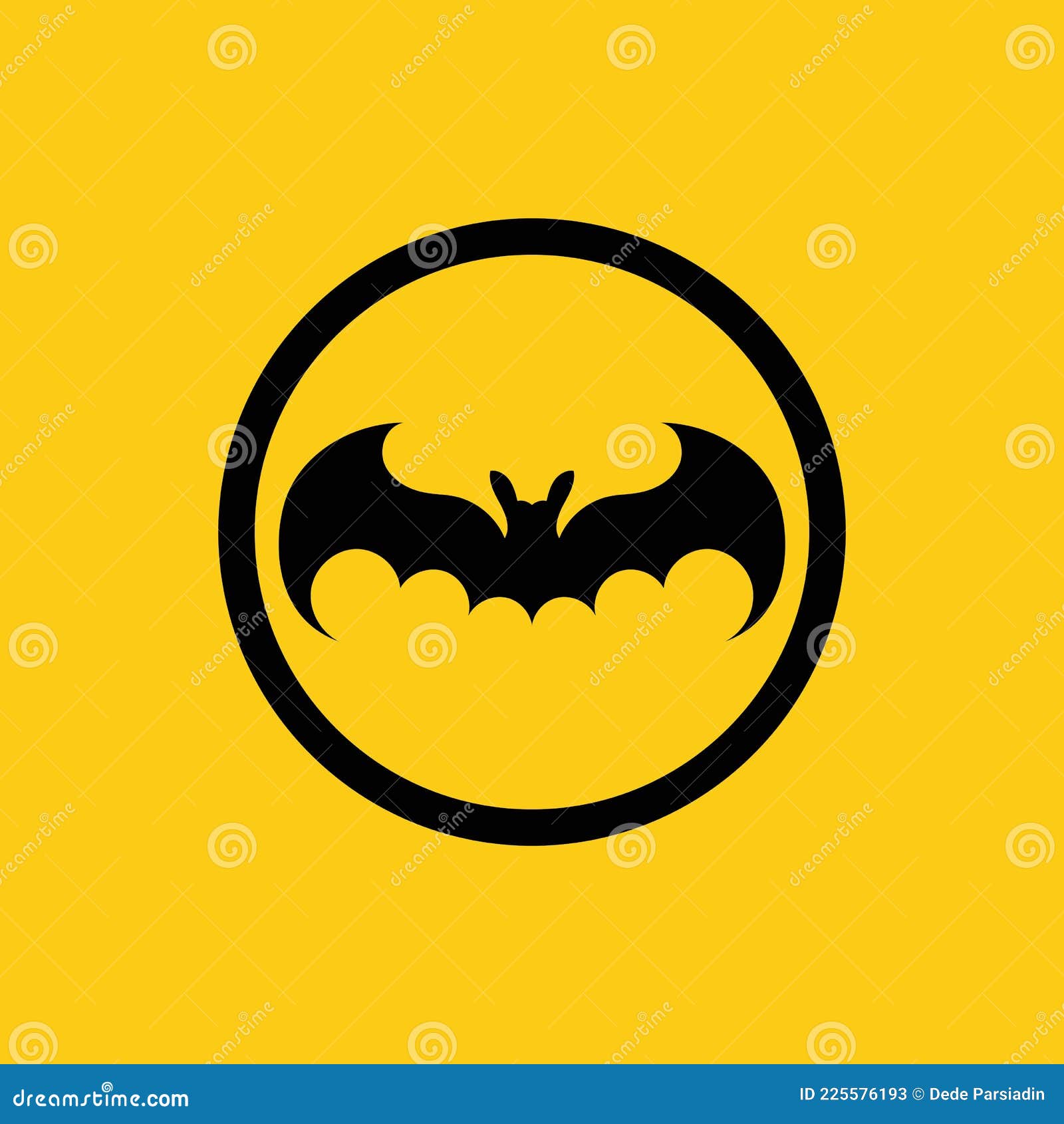 Bat Vector Icon Logo Template Stock Vector Illustration of creative